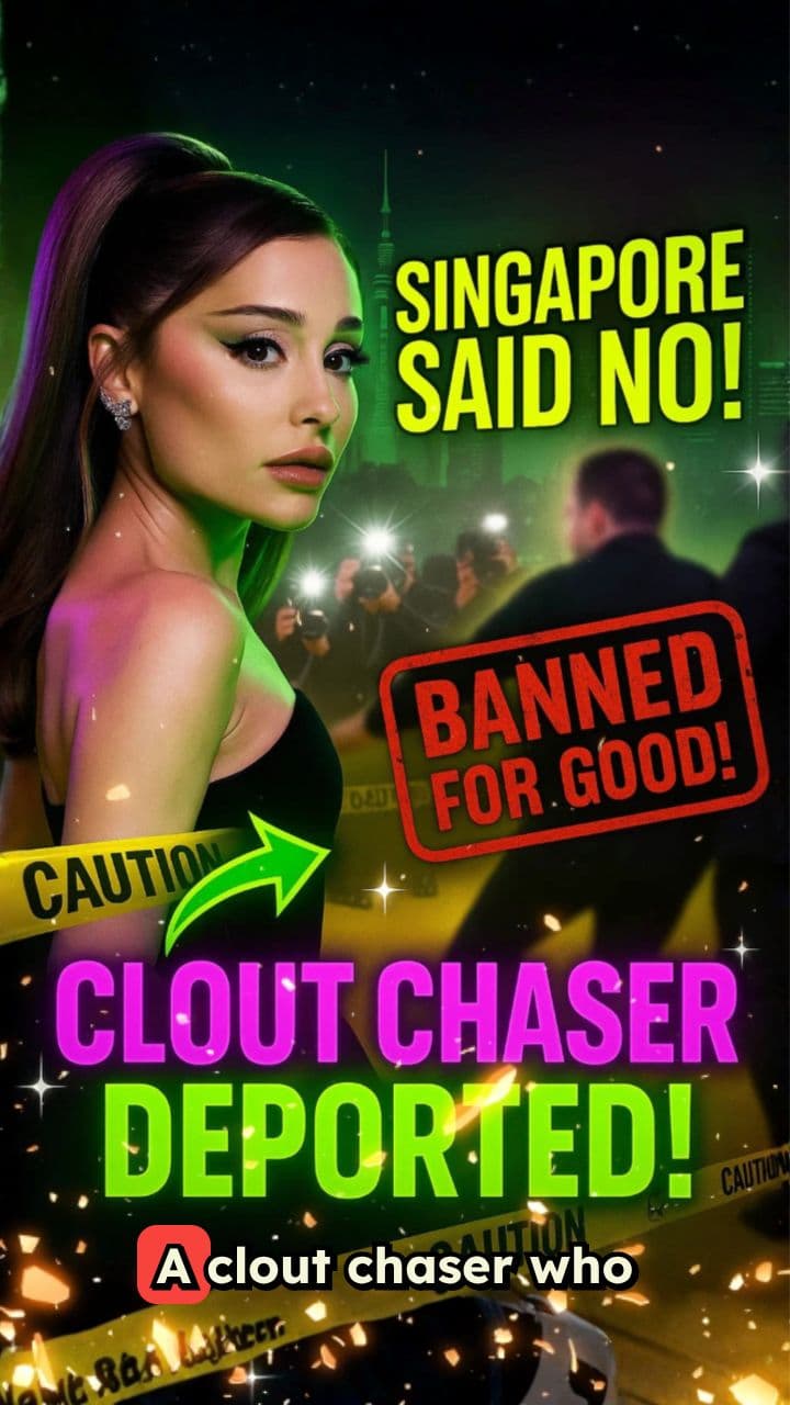 Clout Chaser Banned from Singapore (duplicated)
