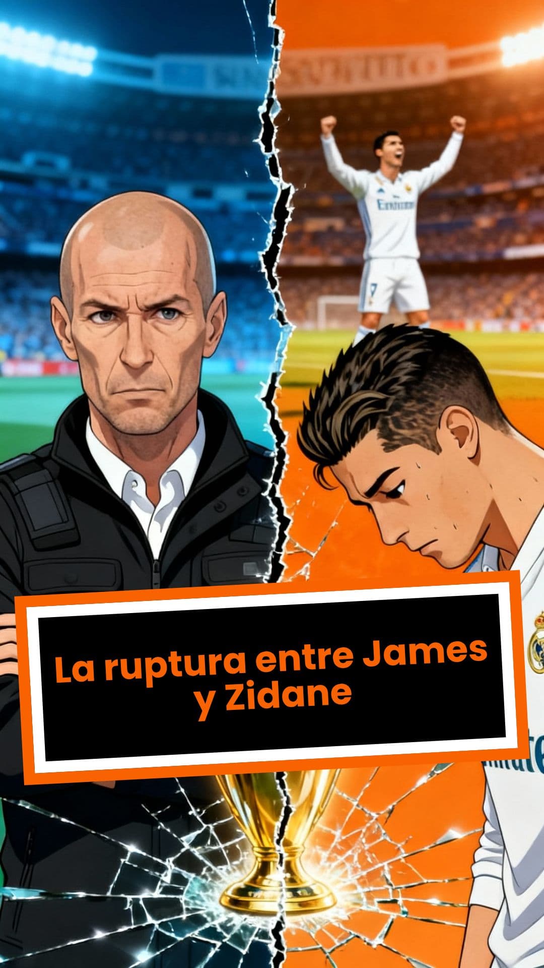 La ruptura entre James y Zidane