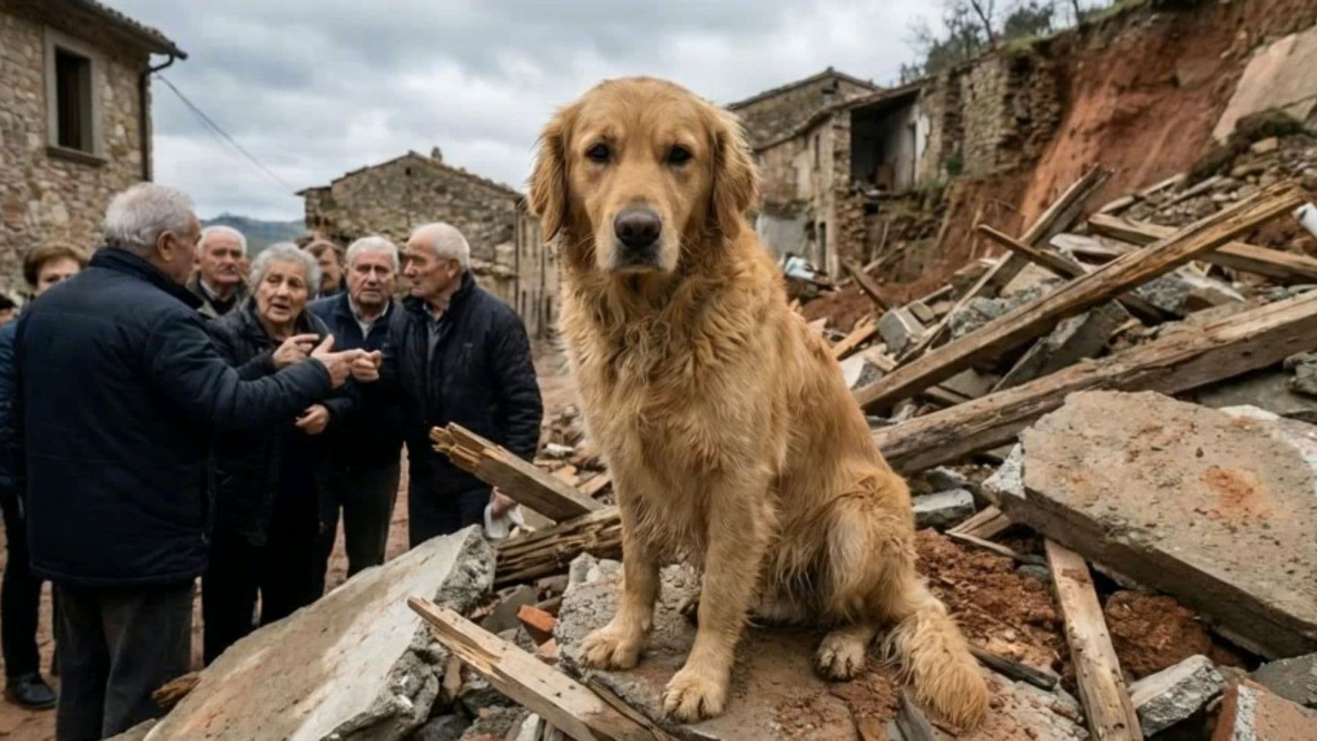 La lealtad del perro salvó una vida