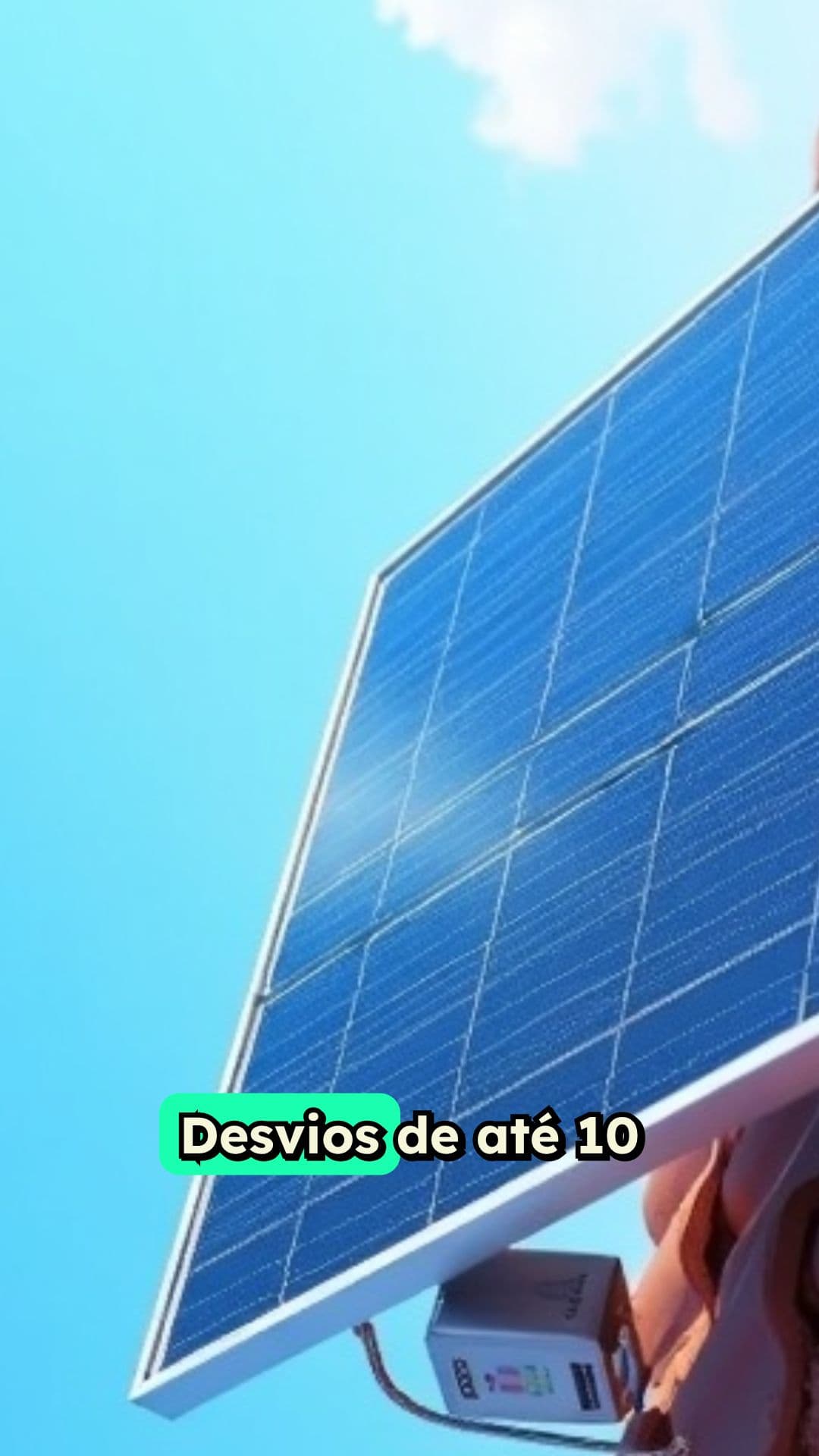 Impacto de desvios na orientação solar