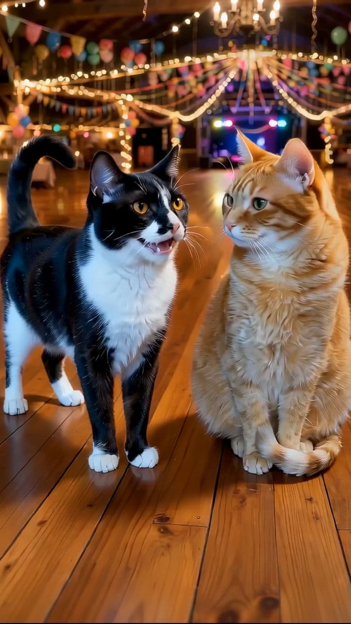 Feline Rock and Roll Showdown