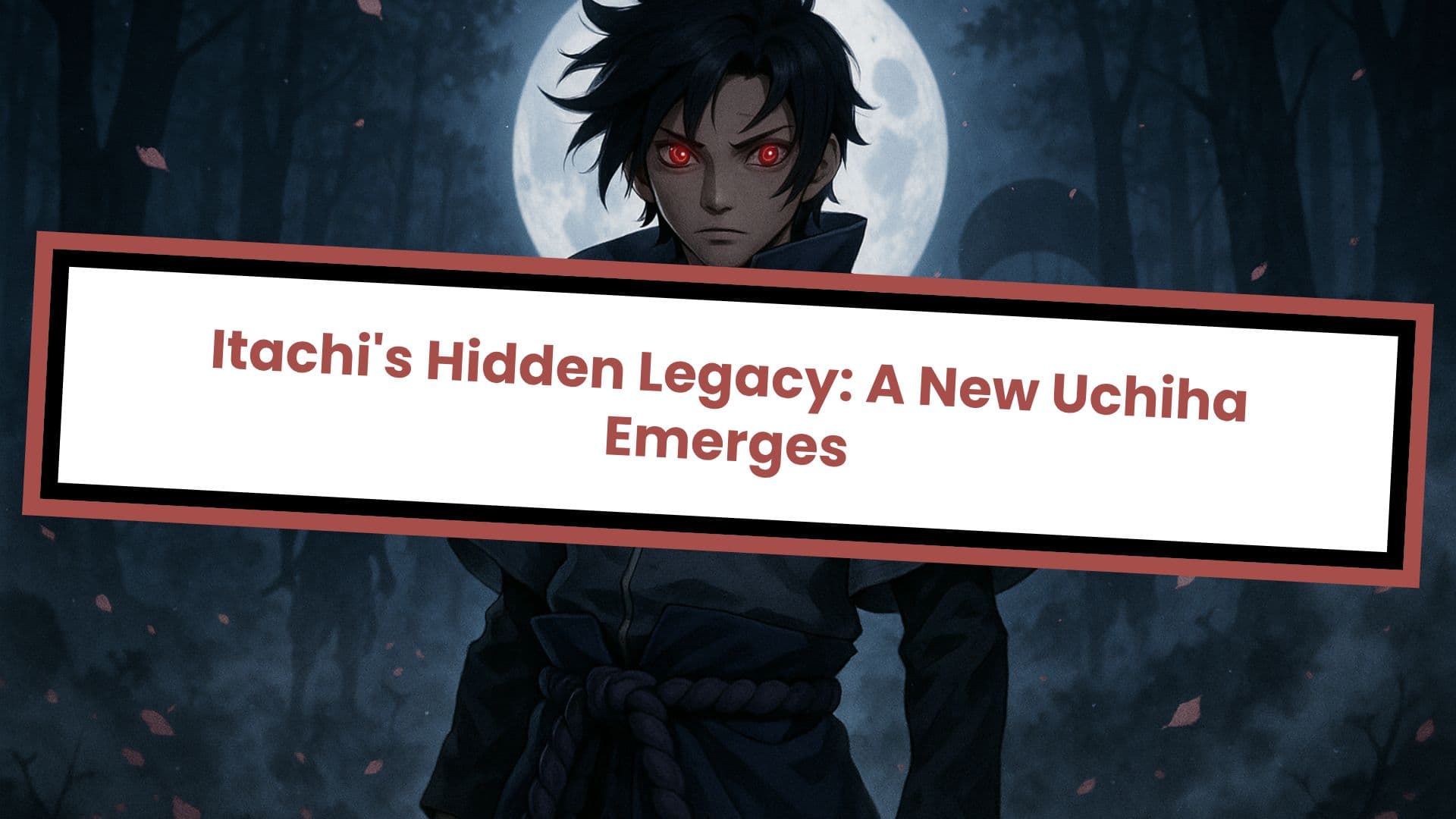 Itachi's Hidden Legacy: A New Uchiha Emerges