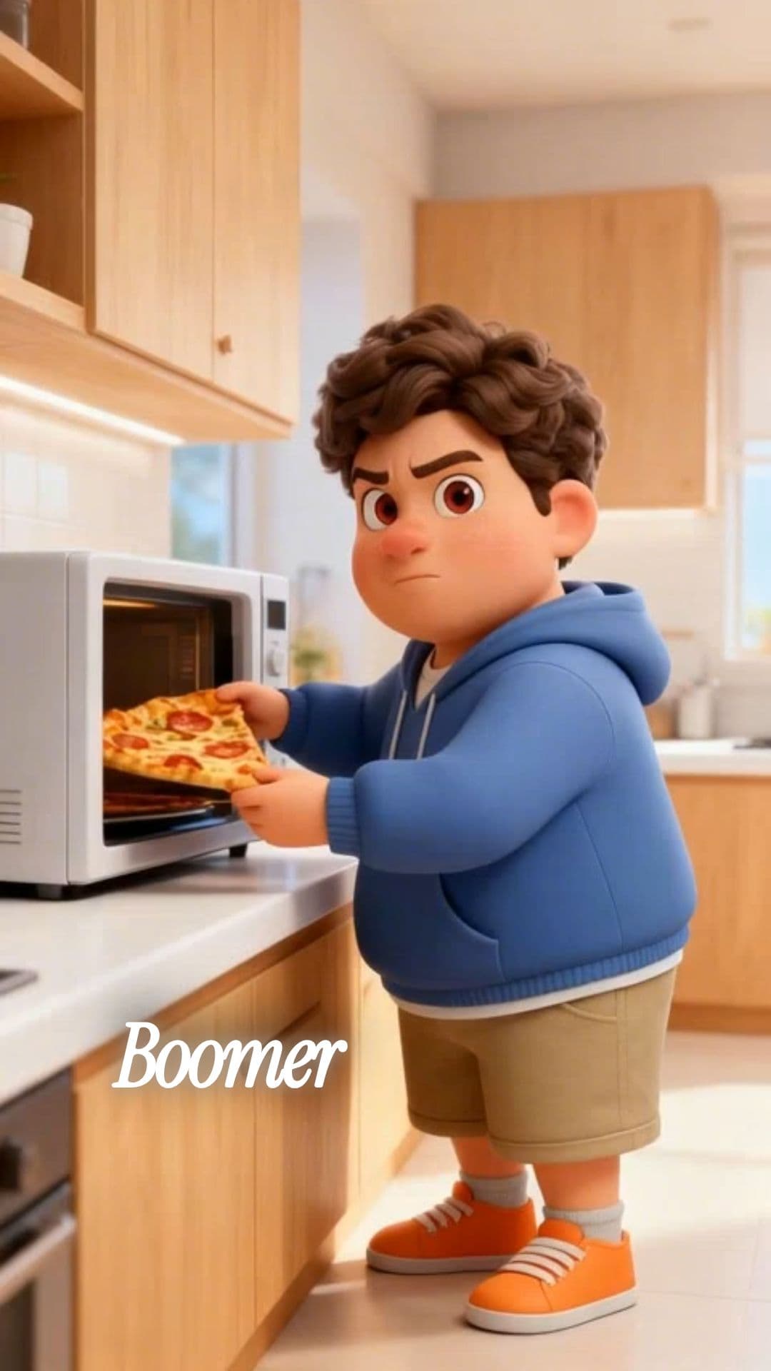 Pizza Perfeita, Desastre no Micro-ondas