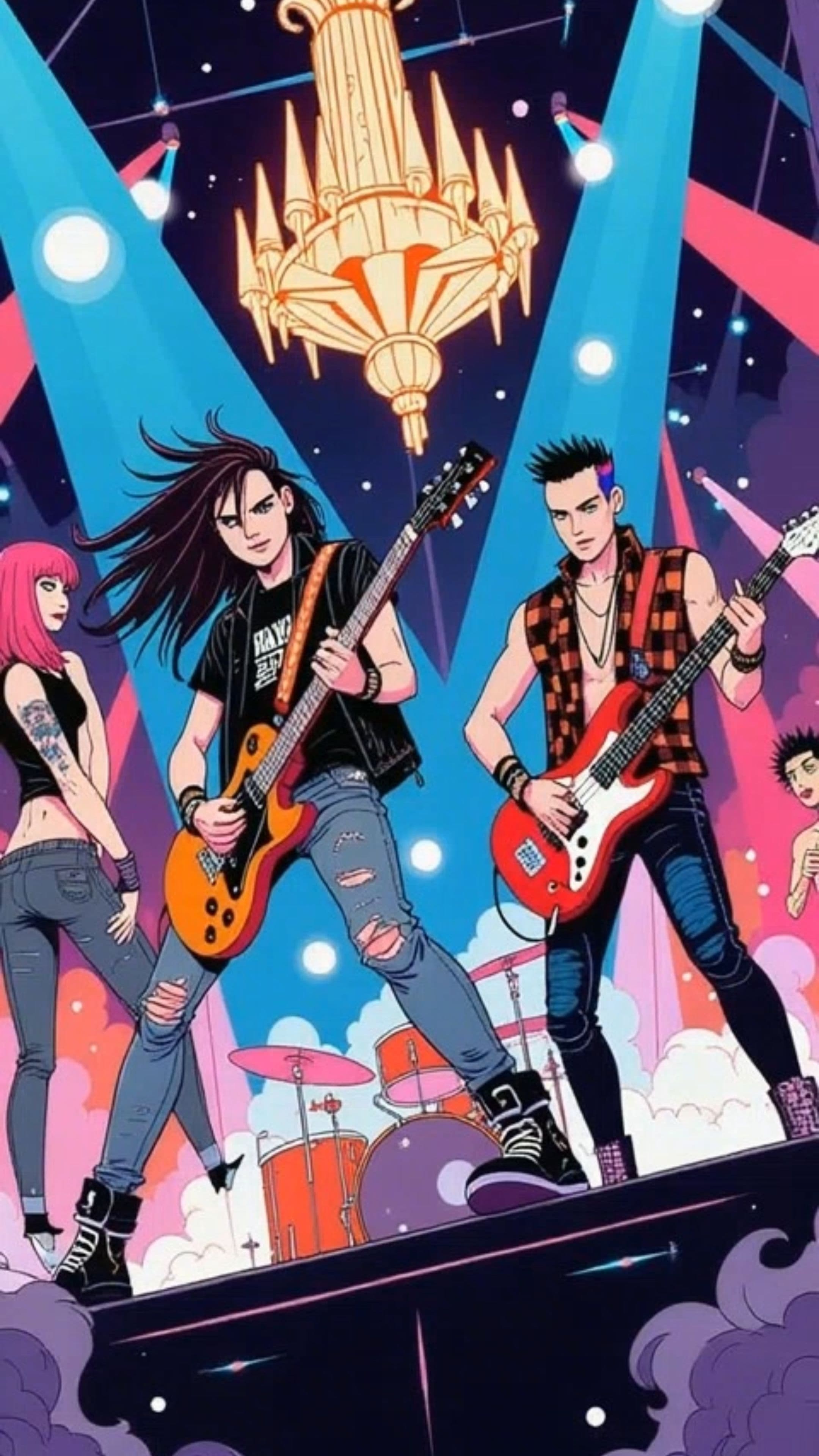 Neon Punk Energy Unleashed