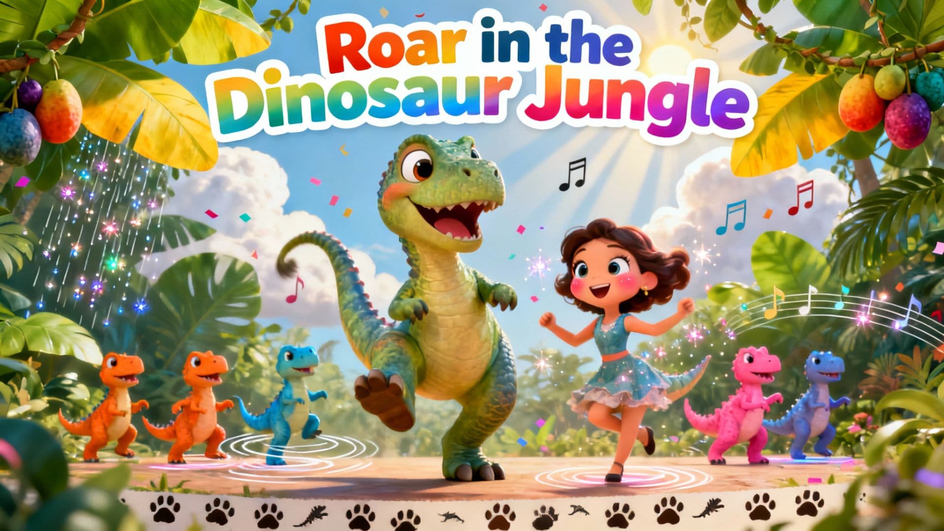 Roar in the Dinosaur Jungle