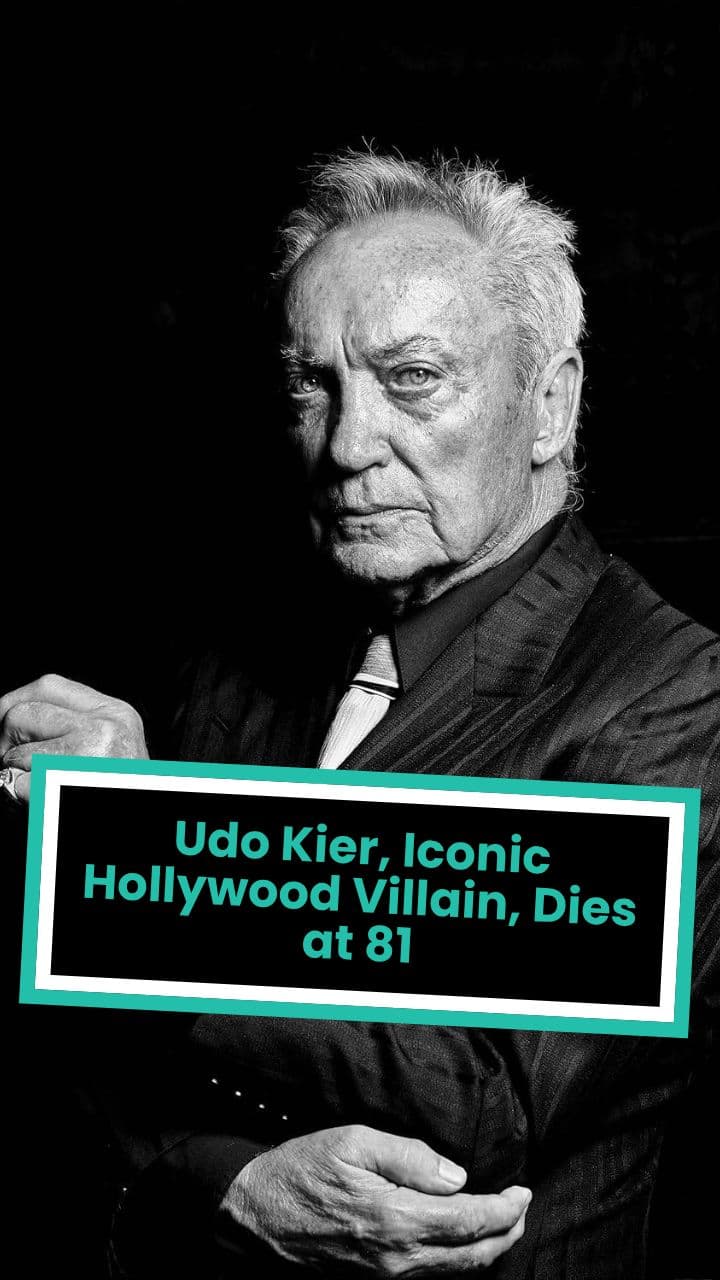 Udo Kier, Iconic Hollywood Villain, Dies at 81