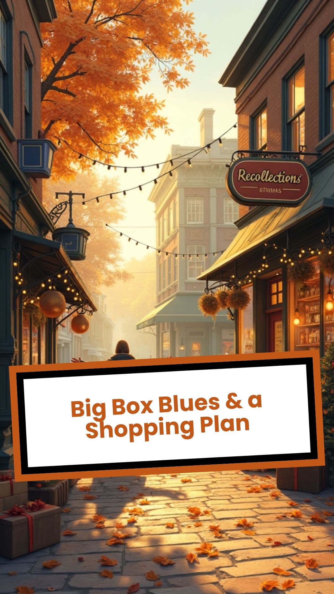 Big Box Blues & a Shopping Plan
