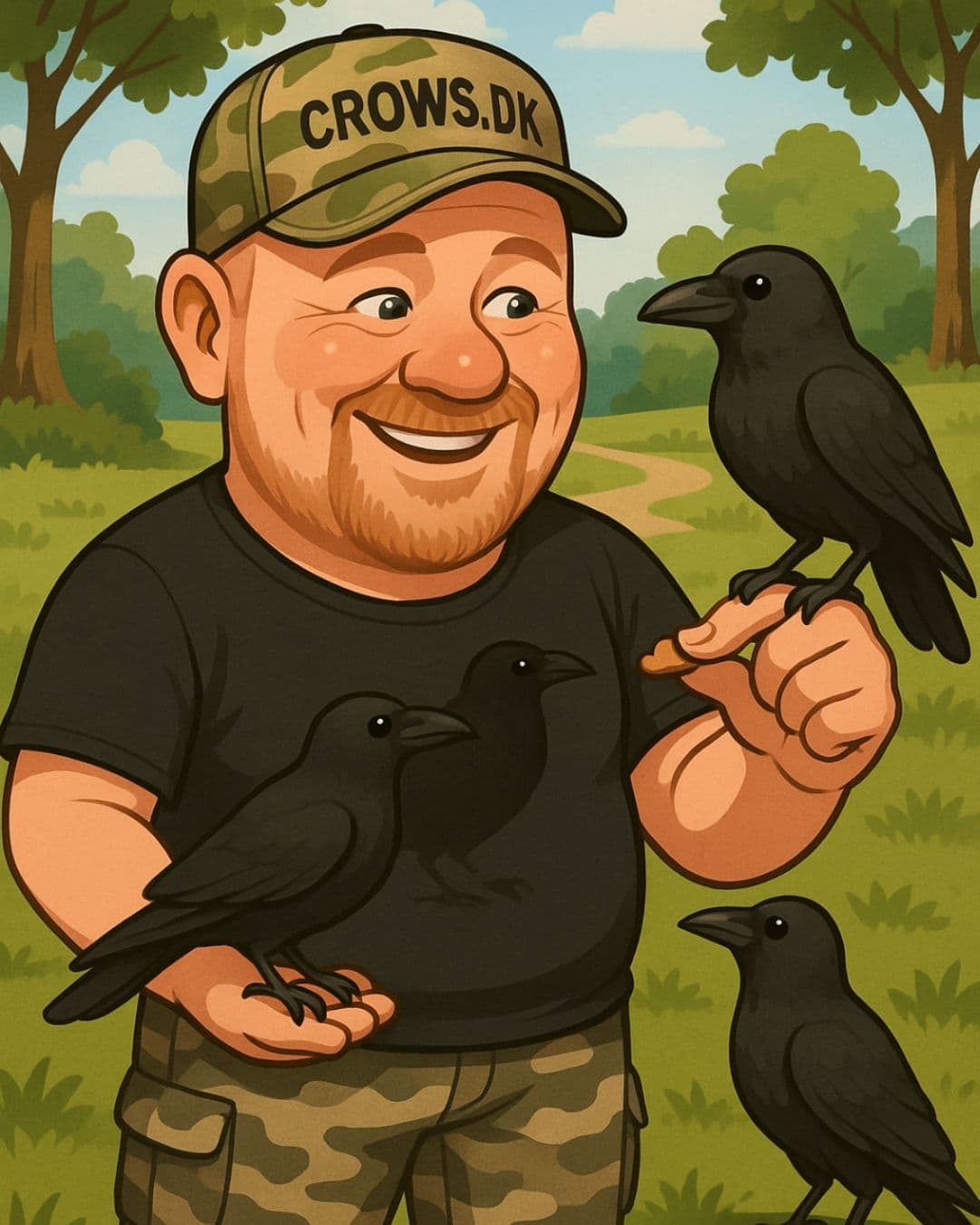 How to Befriend Crows A Masterclass with The Crowman