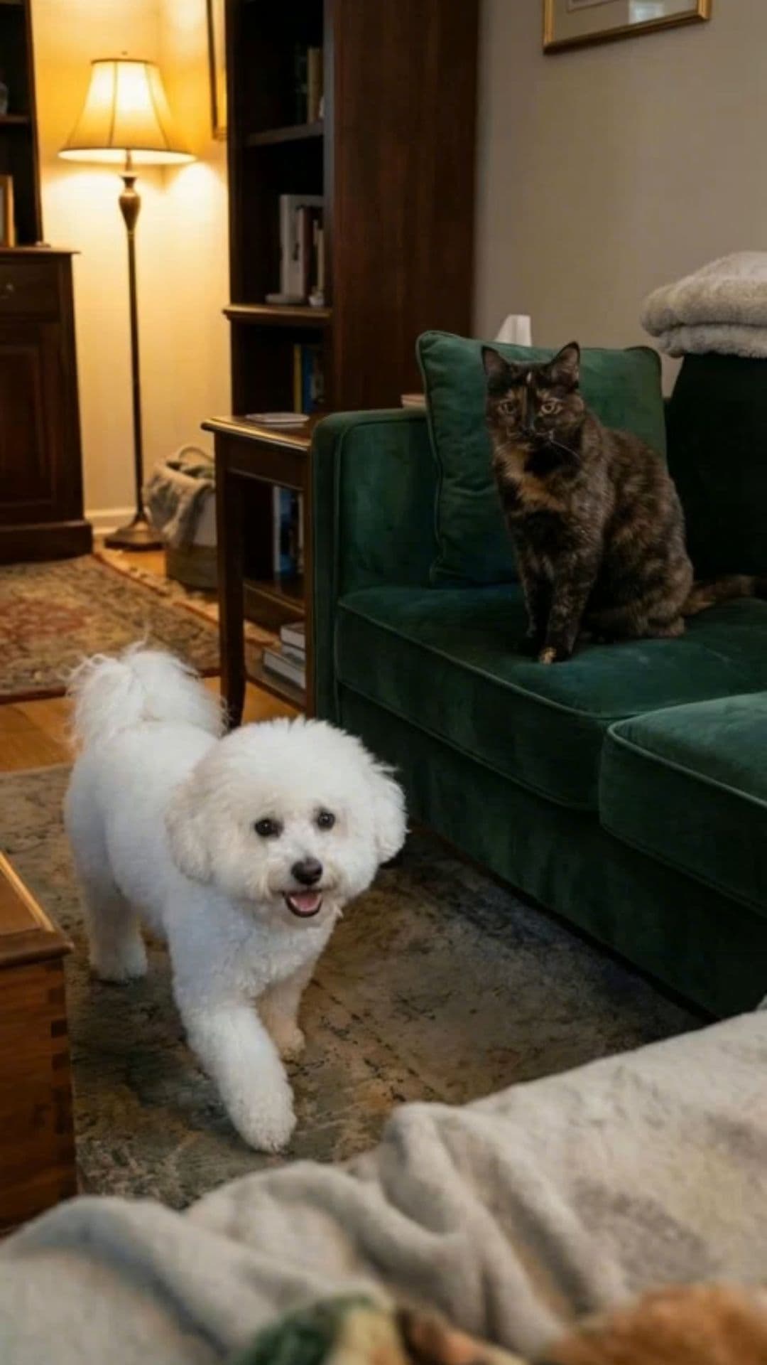 Disco Dog and Classy Cat