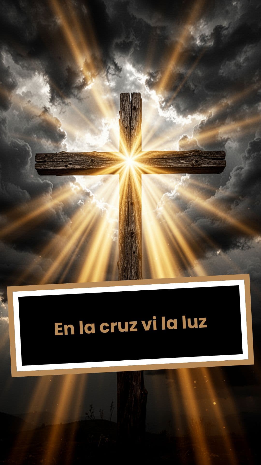 En la cruz vi la luz