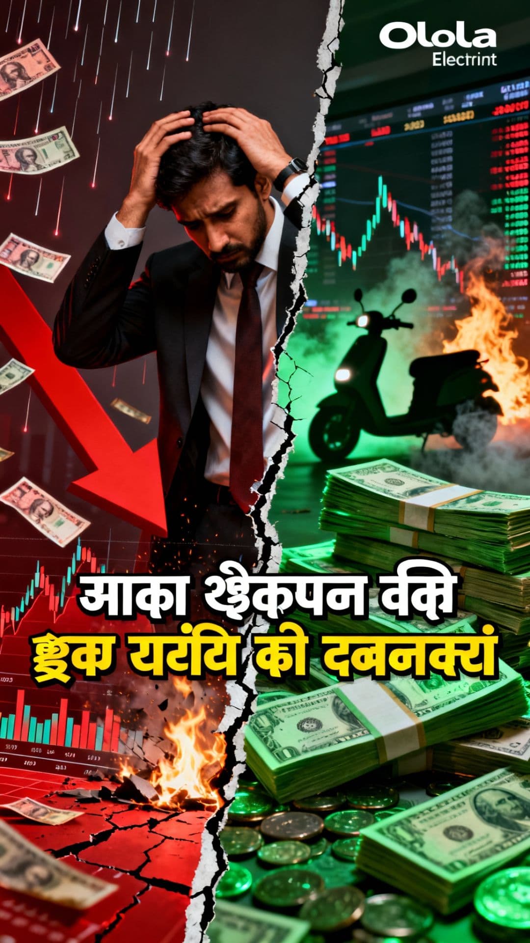 ओला शेयर क्रैश और भावीश की बिक्री