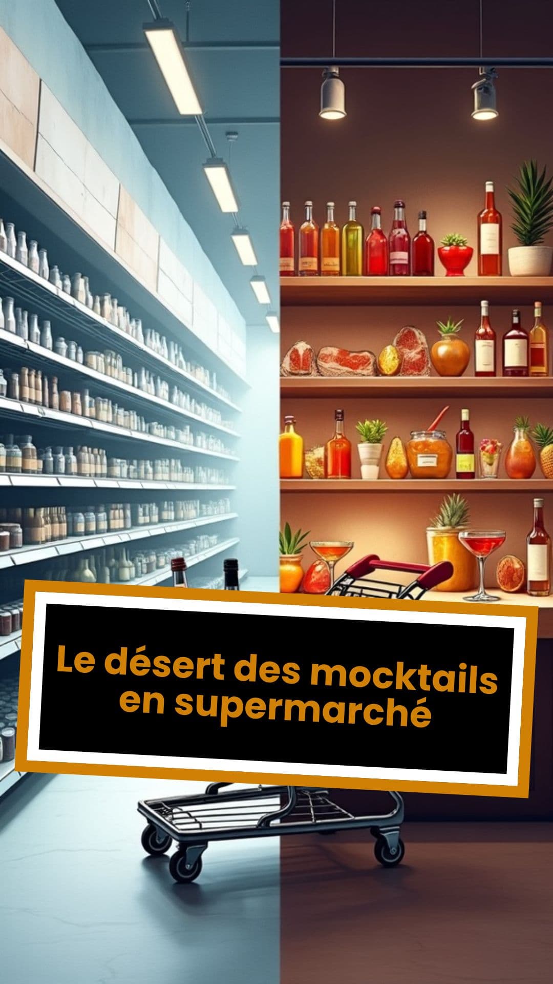 Le désert des mocktails en supermarché