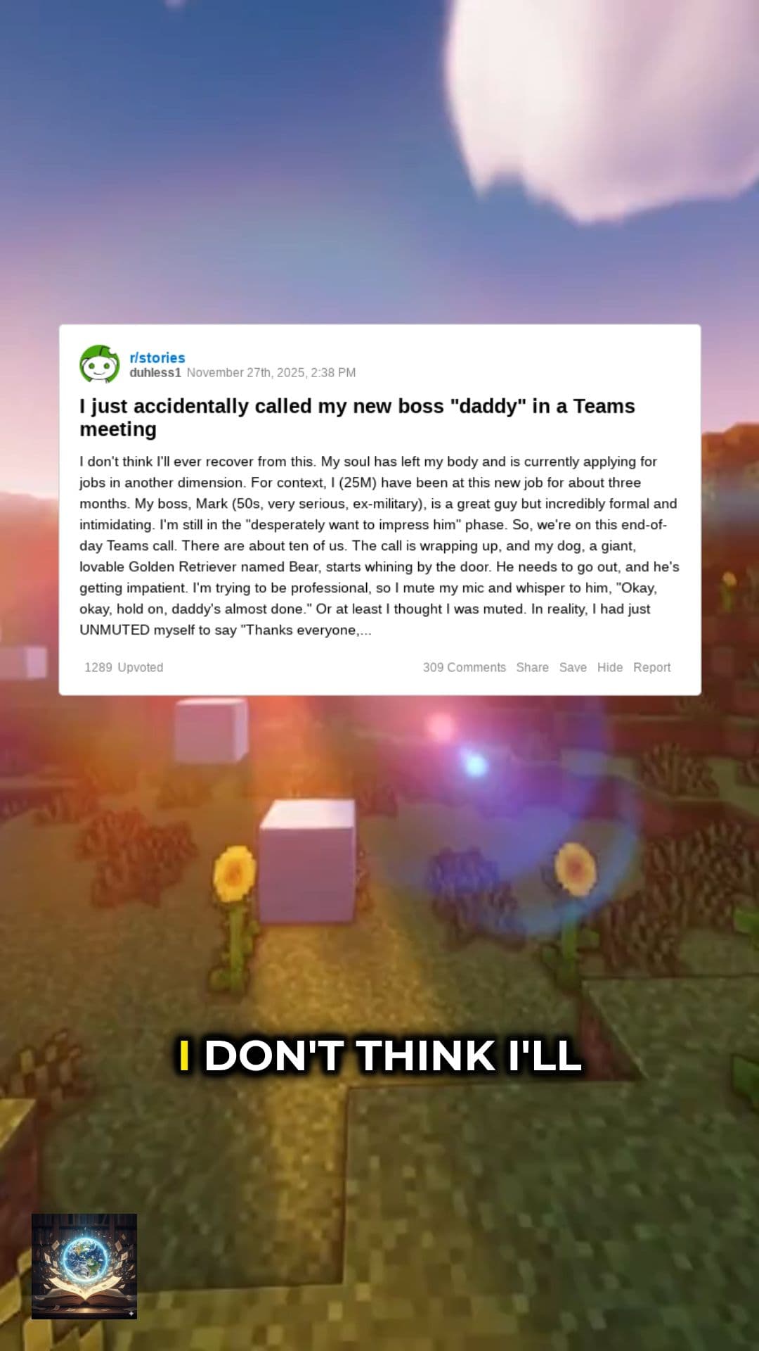 Accidental Baby Talk in a Meeting