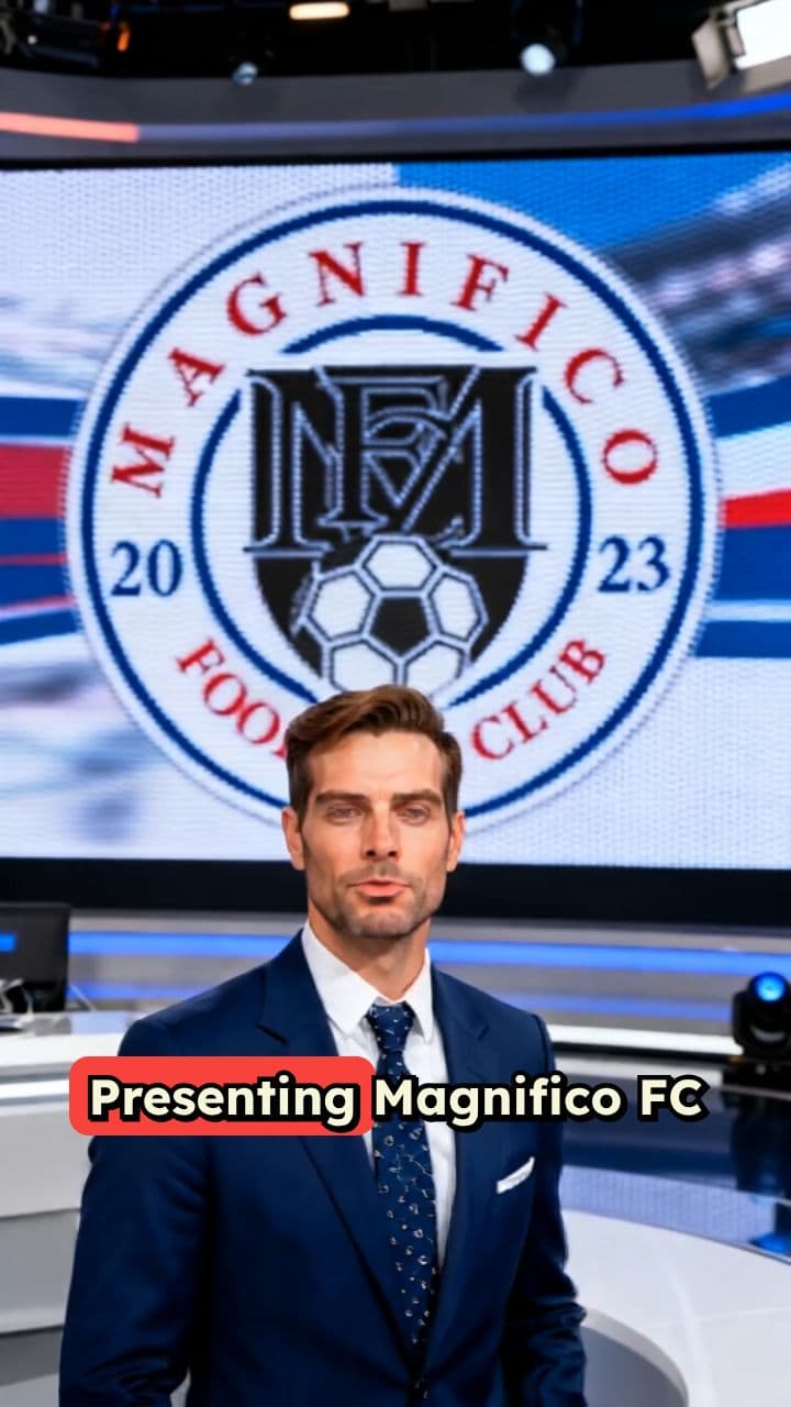 Magnifico FC Gameday Graphic Template