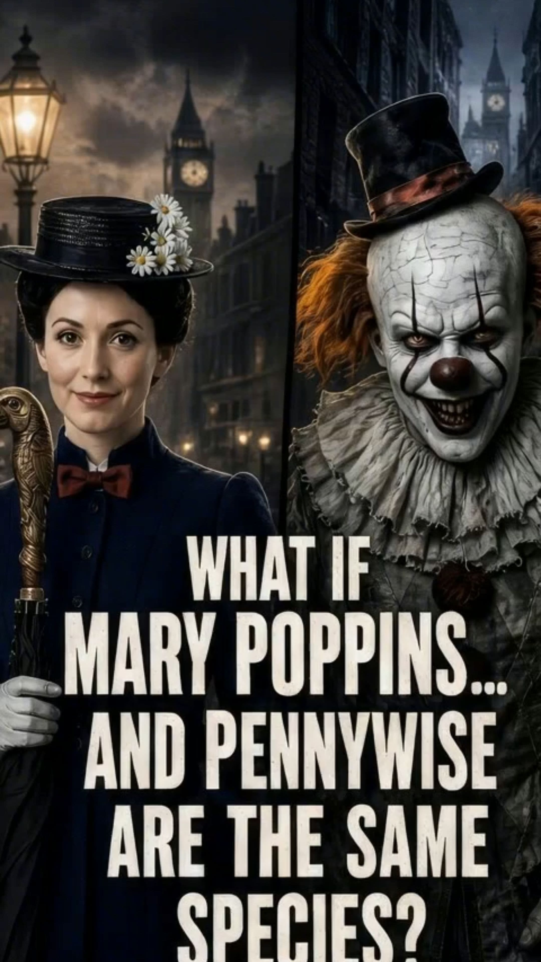 Mary Poppins and Pennywise: Same Species?