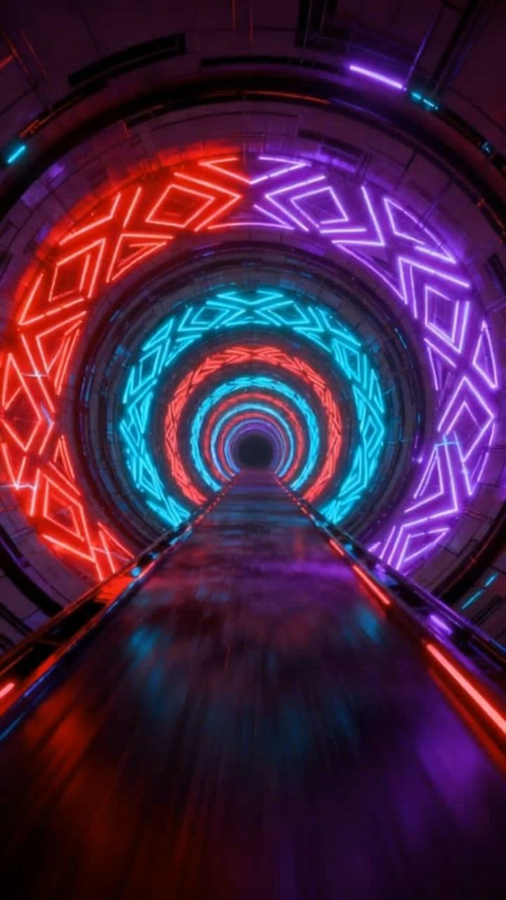 Aggressive Cyberpunk Neon Pulse