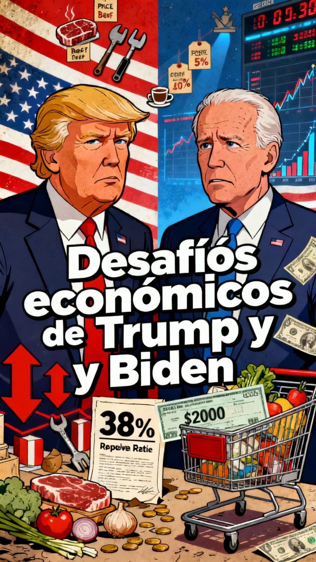 Desafíos económicos de Trump y Biden