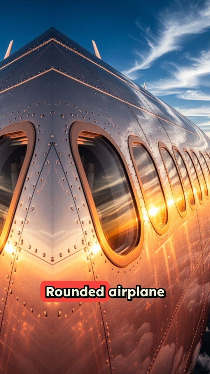 Why Airplane Windows Are Rounded