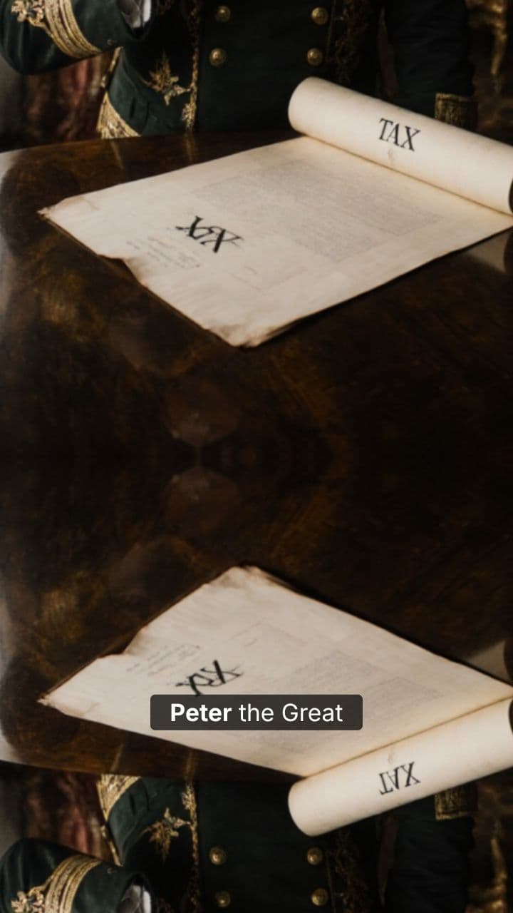 Peter the Great's Beard Tax