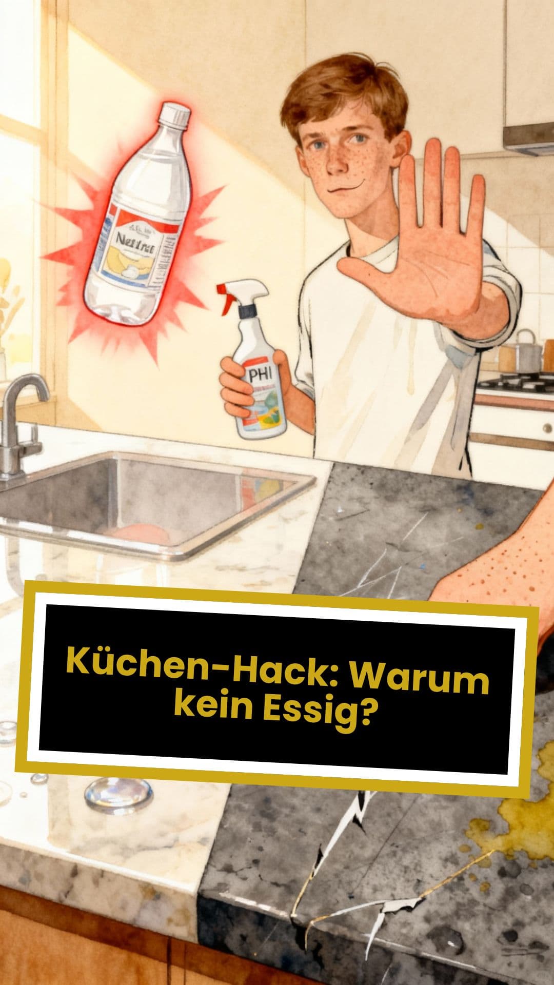 Küchen-Hack: Warum kein Essig?