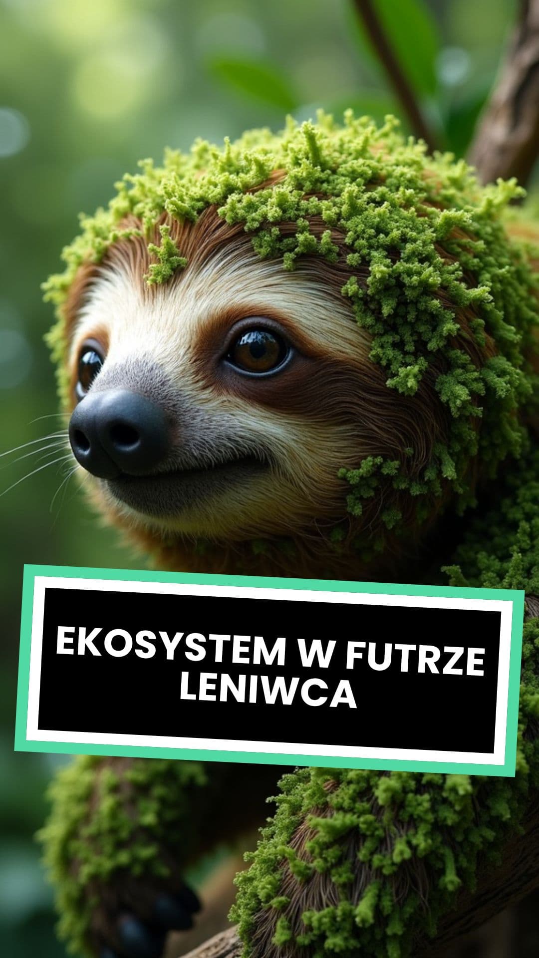 Mini ekosystem w futrze leniwca