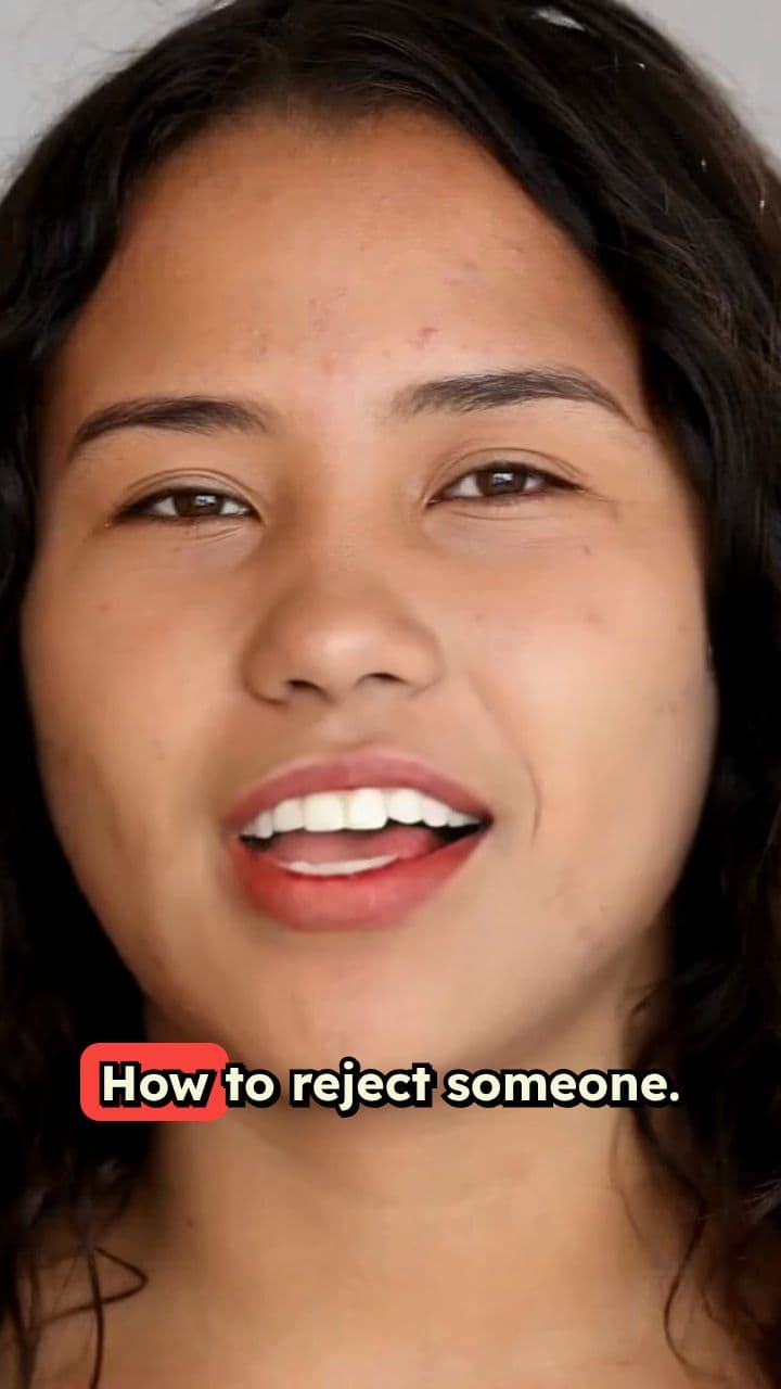 Formas poéticas de rechazar a alguien