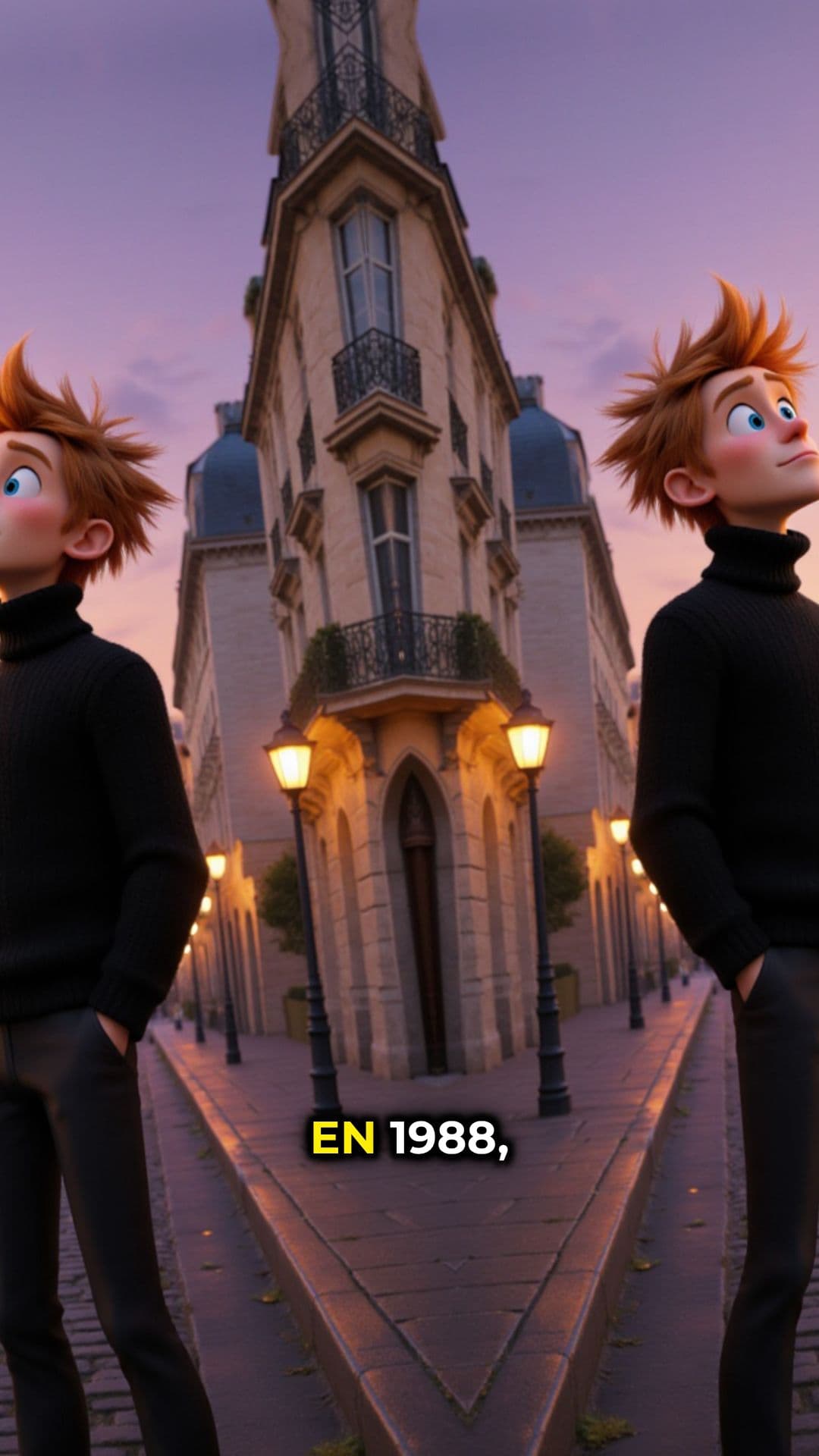 Philippe Petit sur le fil de Notre-Dame