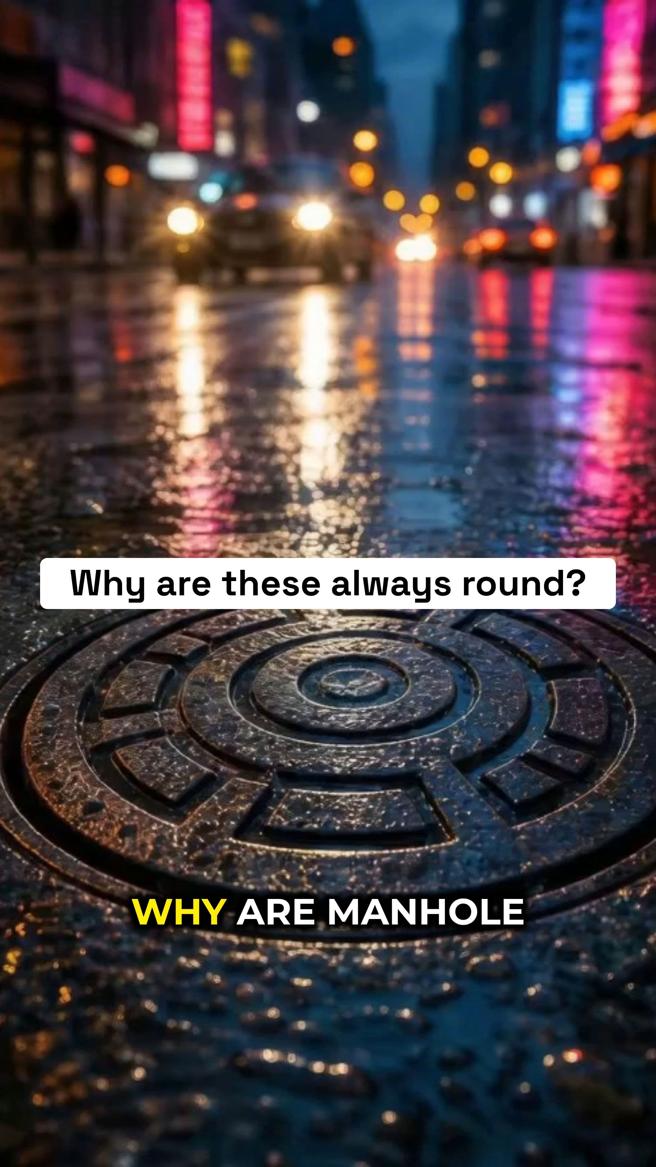 Why Are Manhole Covers Round?