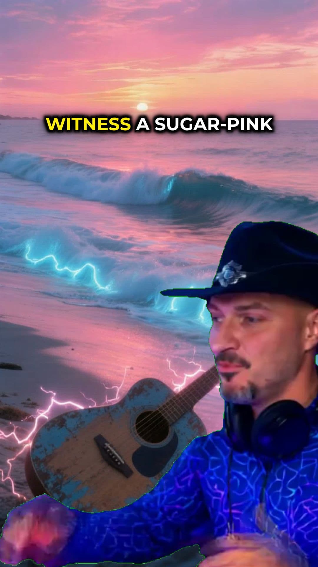 Bioluminescent Sunset Serenade