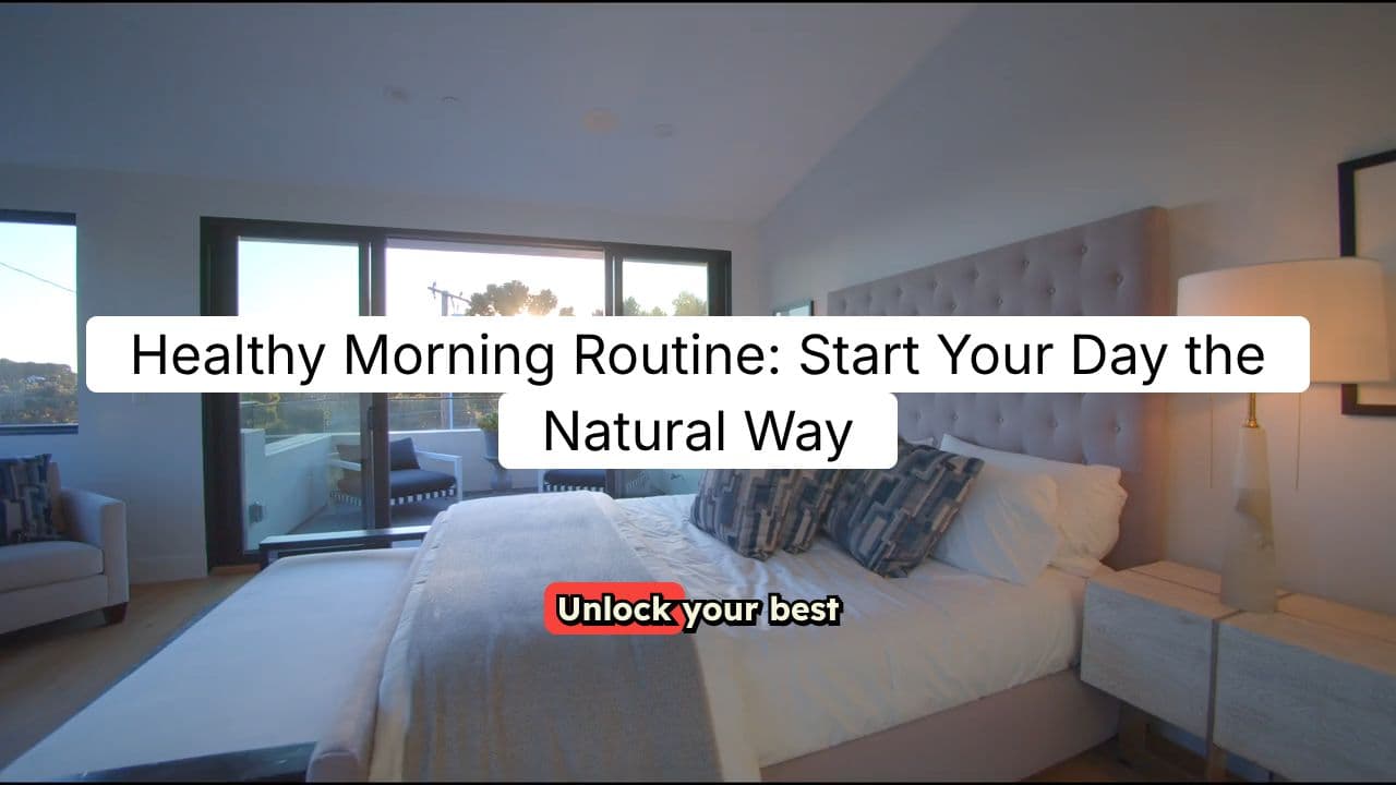 Healthy Morning Routine: Start Your Day the Natural Way