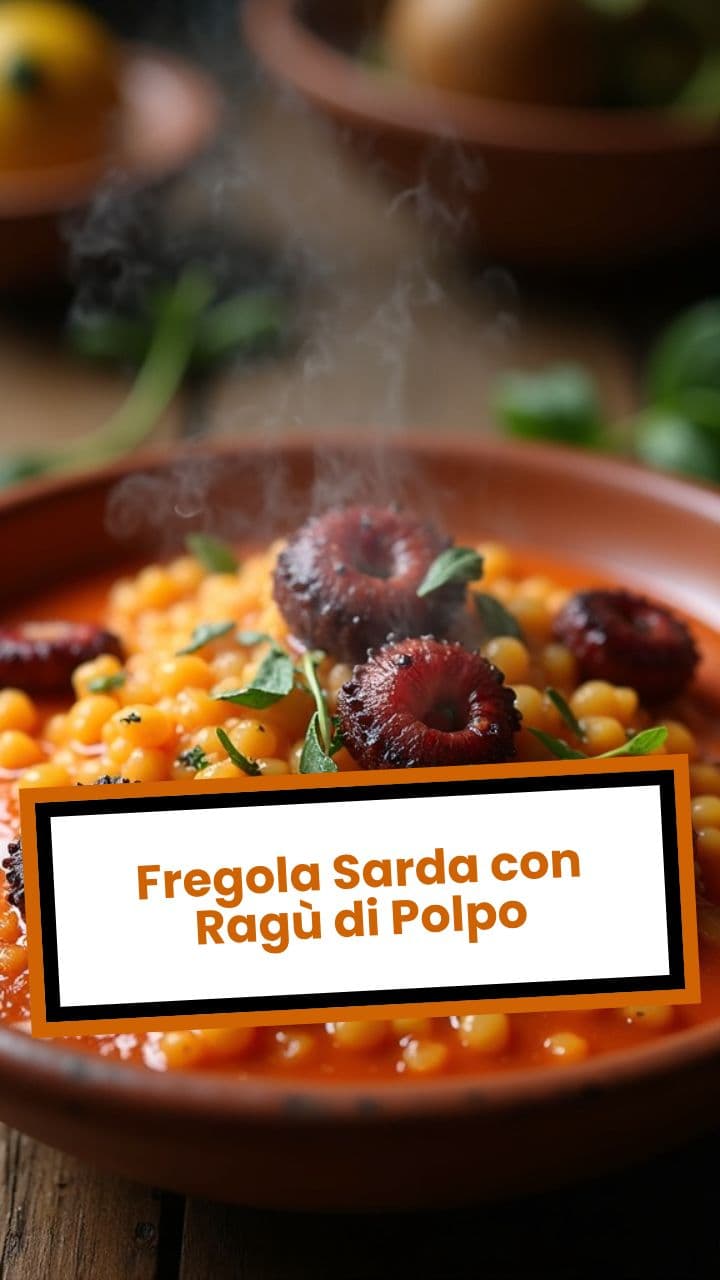 Fregola Sarda con Ragù di Polpo