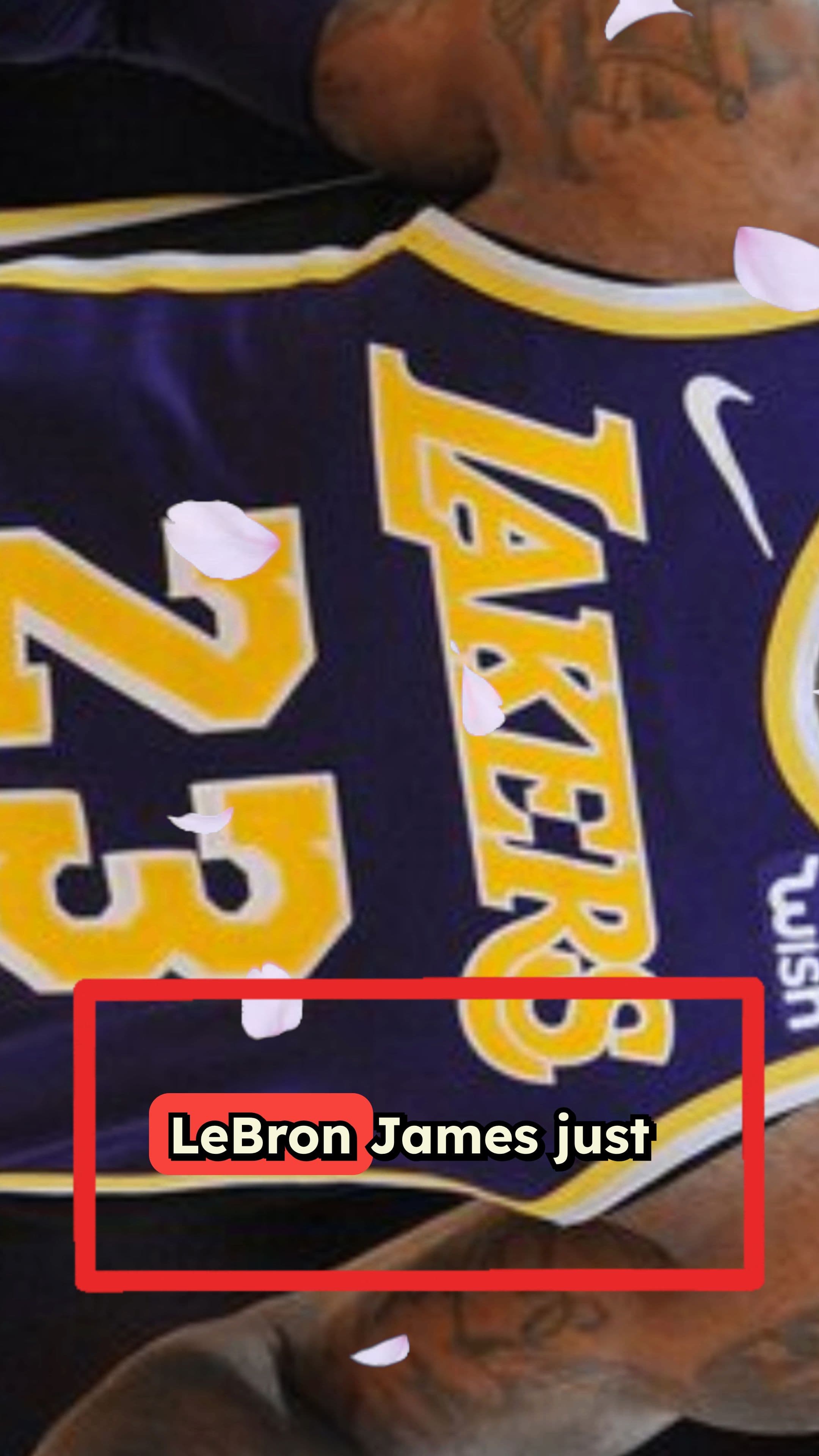 LeBron Turns 41, Rookie Serenades King