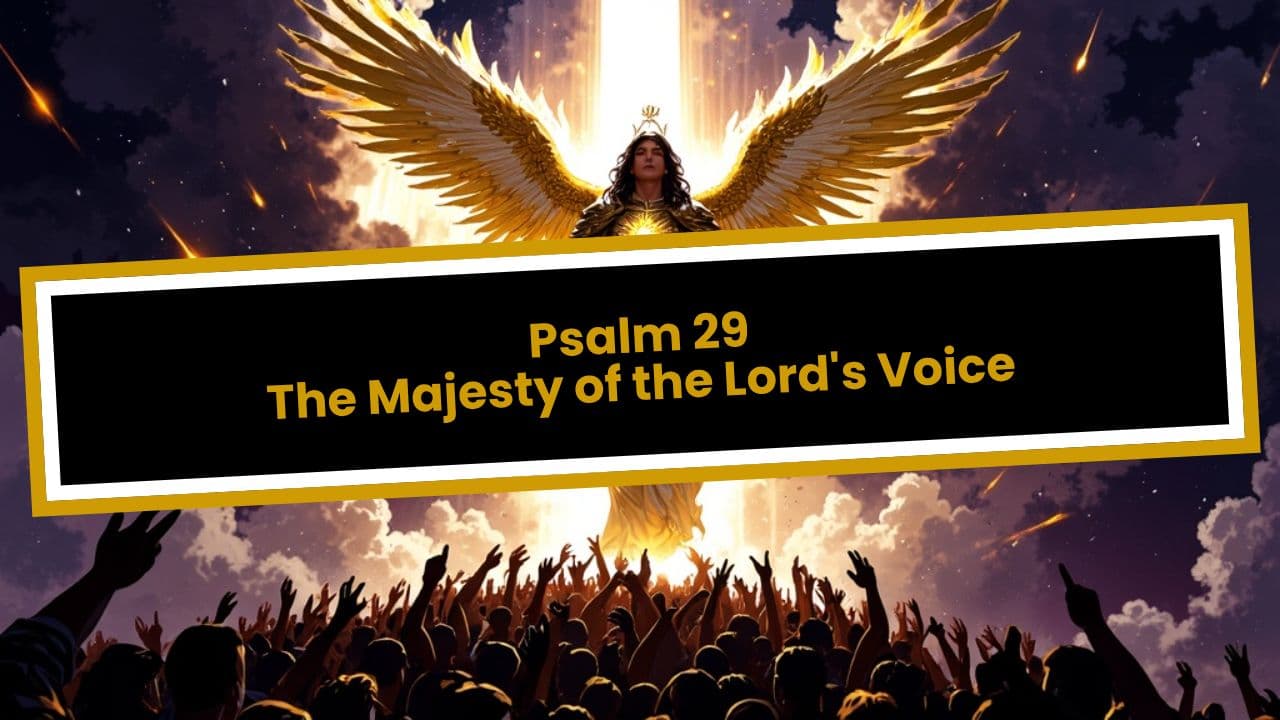 Psalm 29 The Majesty of the Lord's Voice