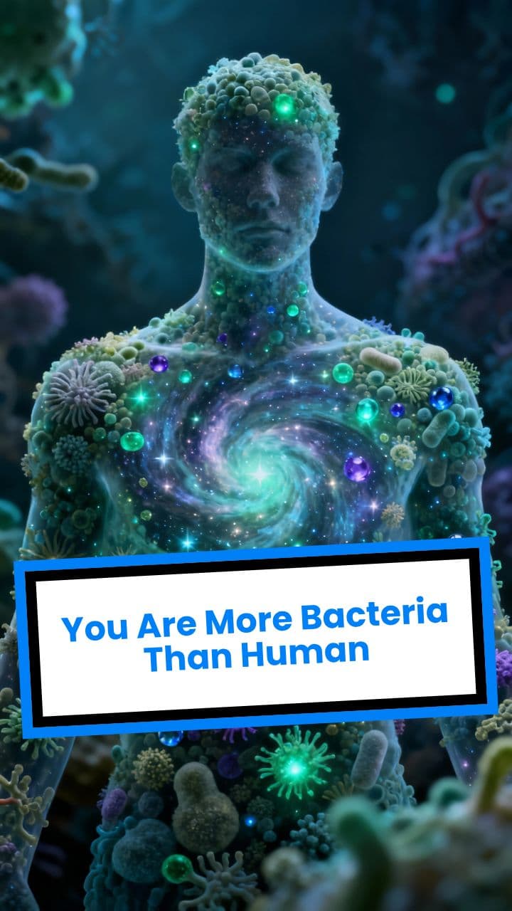 You Are More Bacteria Than Human