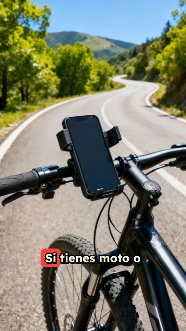 Soporte seguro para moto y bicicleta