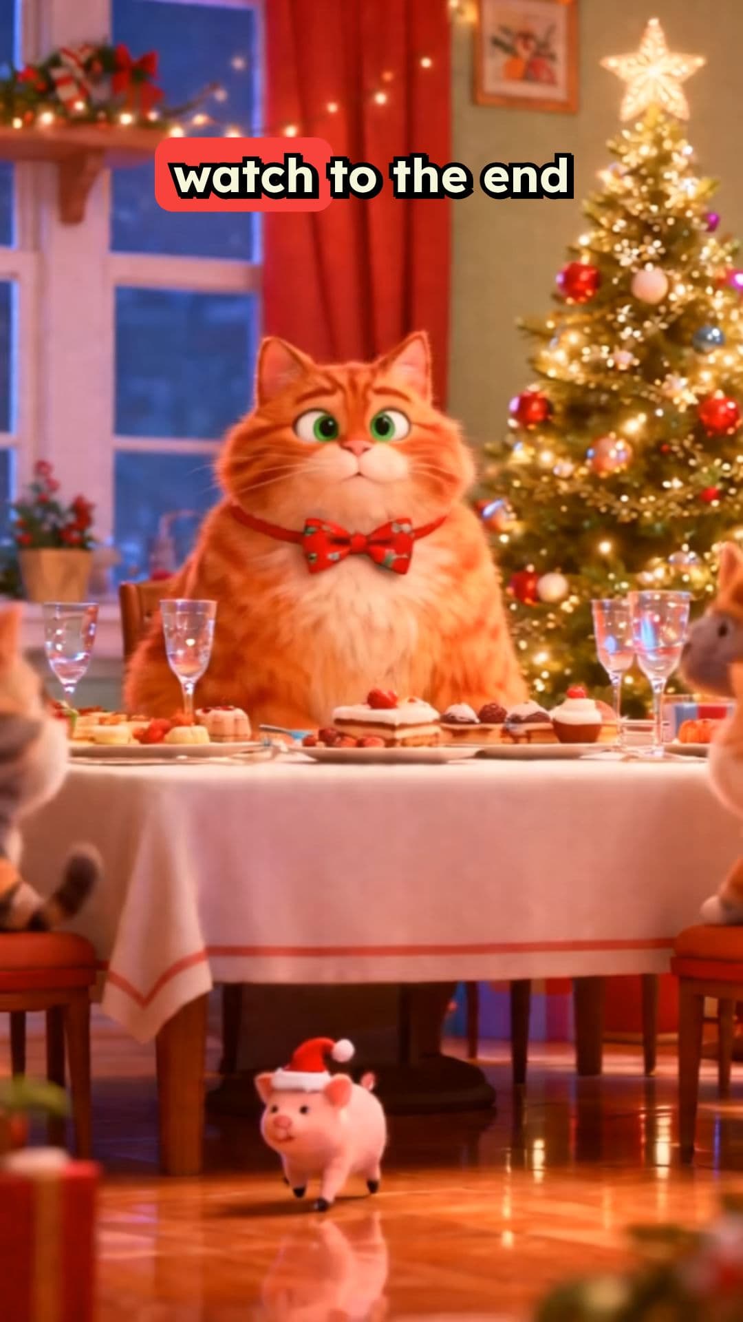 A Christmas Feast Feline Style