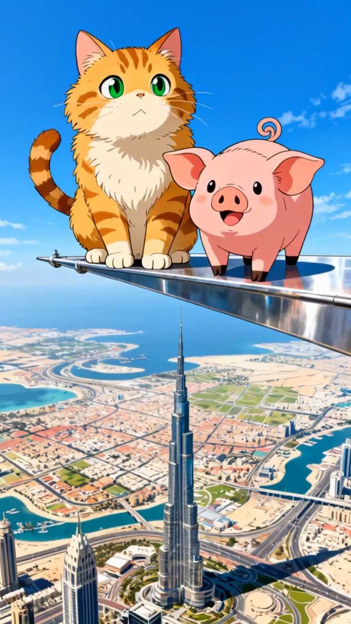 Cat and Pig's Silly Jump Adventure