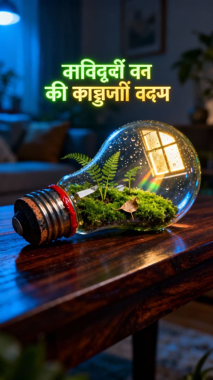 लाइटबल्ब के अंदर का रहस्यमयी जंगल