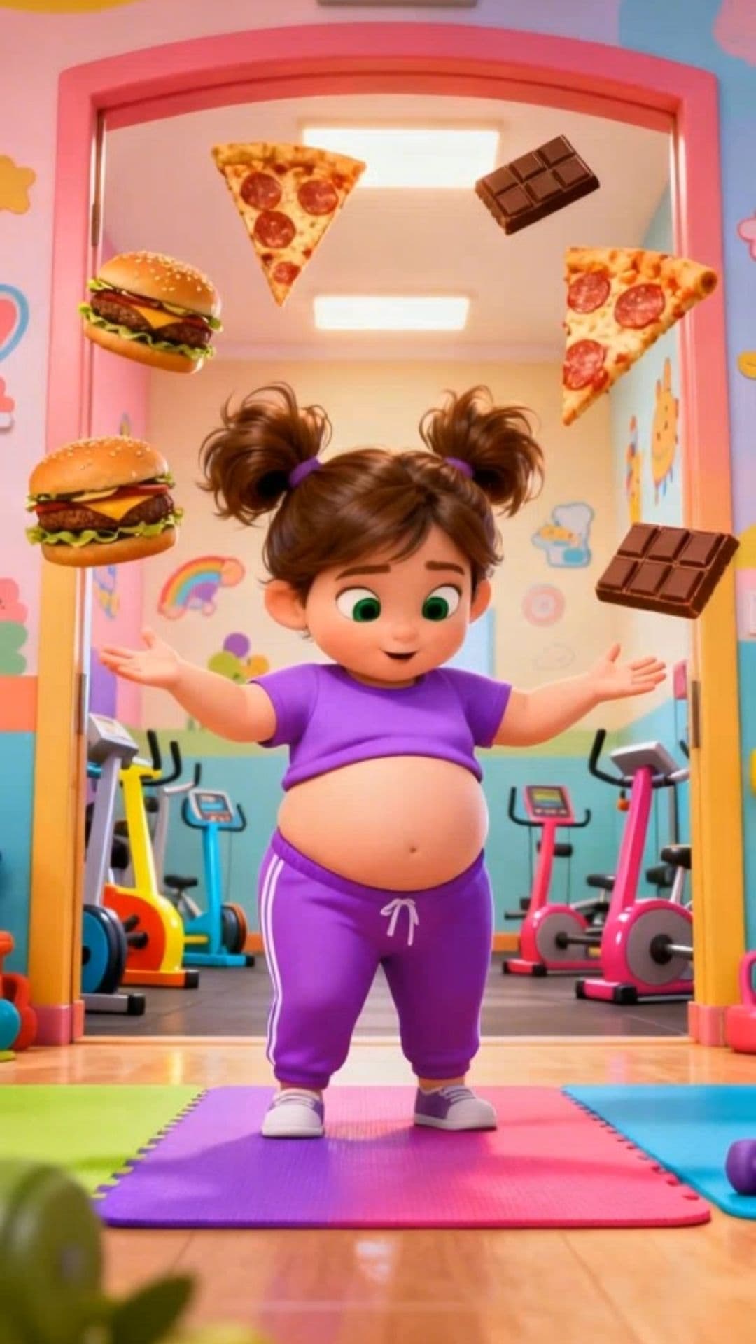 Lulu's Gym Adventure: Food Dreams