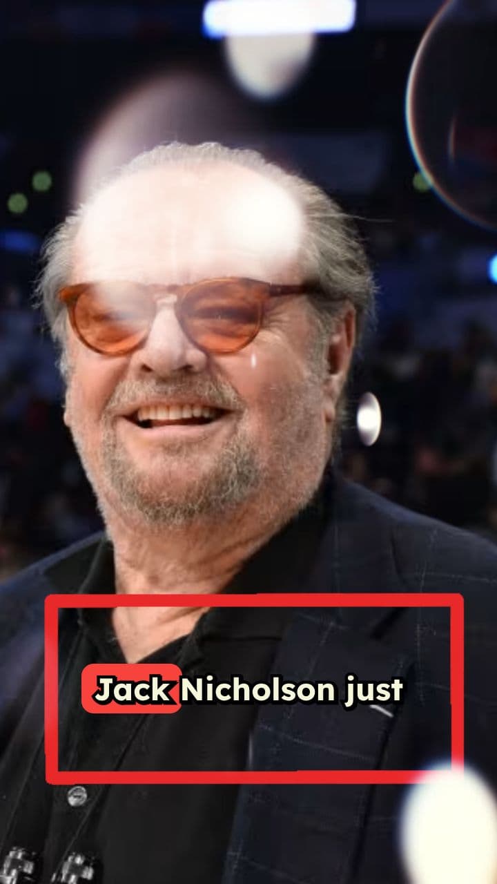 Jack Nicholson's Rare Family Moment