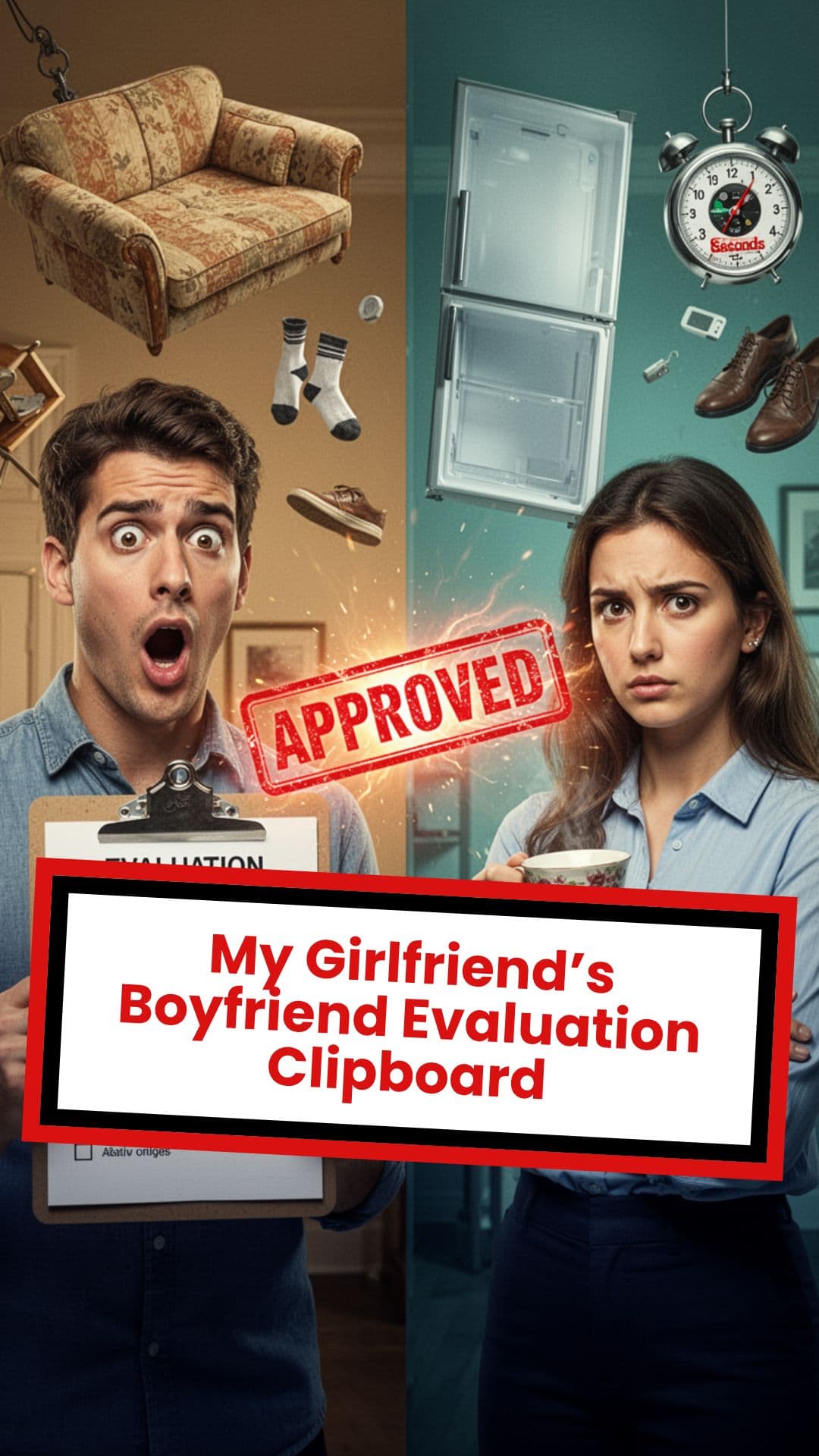 My Girlfriend’s Boyfriend Evaluation Clipboard