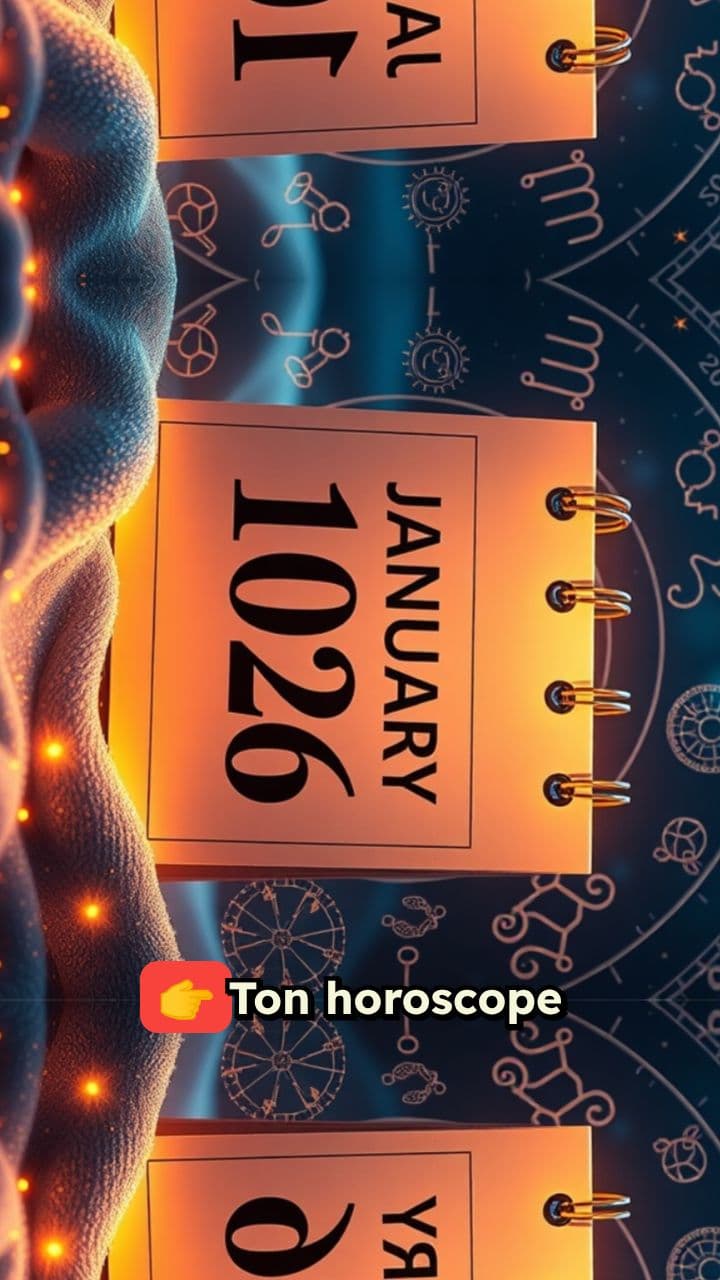 Horoscope du jour : 1er janvier 2026