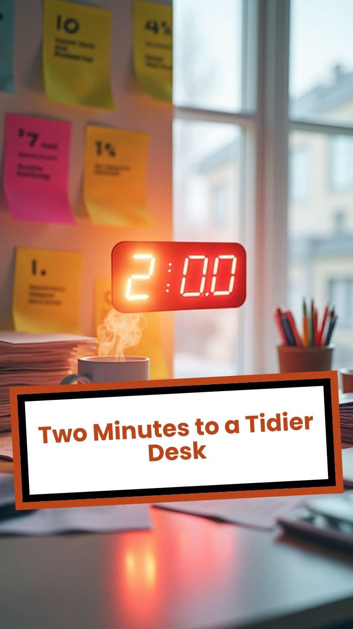Two Minutes to a Tidier Desk