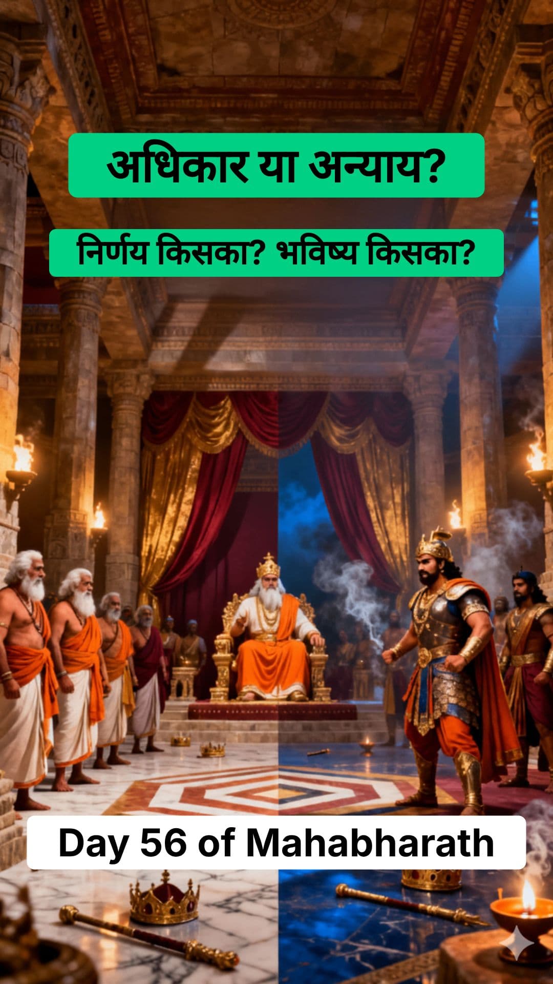 पांडवों का अधिकार विवाद