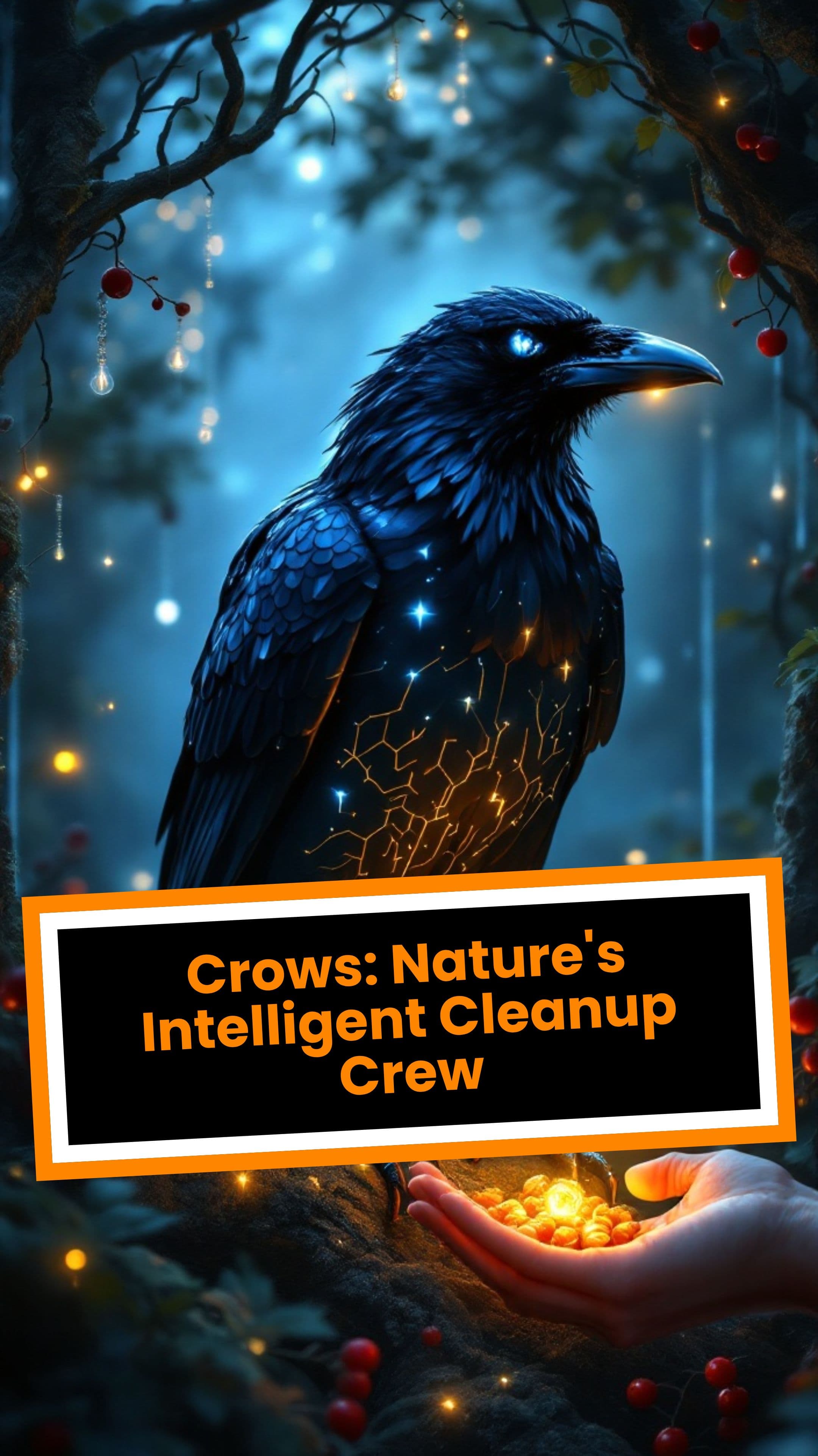 Crows: Nature's Intelligent Cleanup Crew