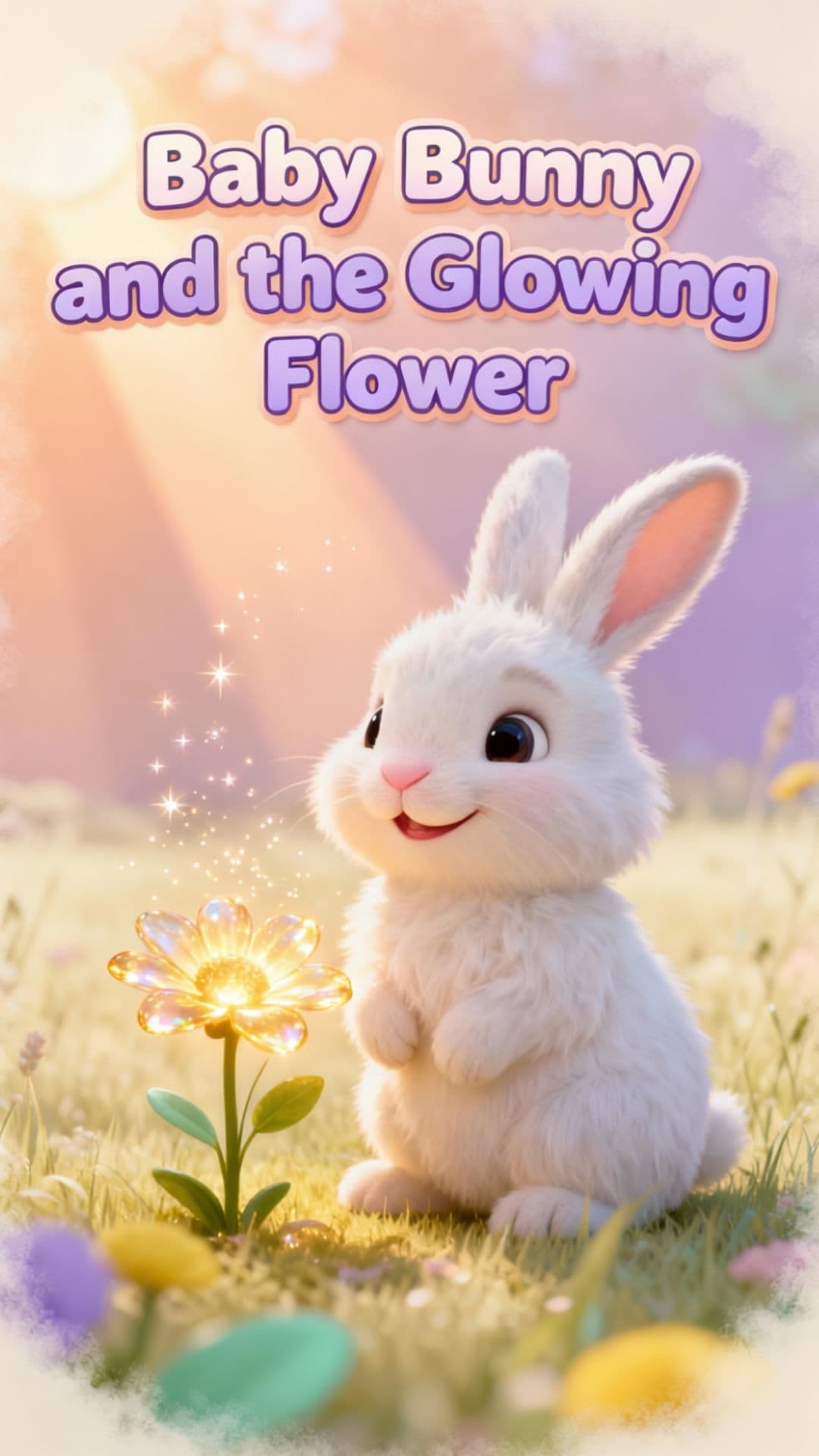Baby Bunny and the Glowing Flower
