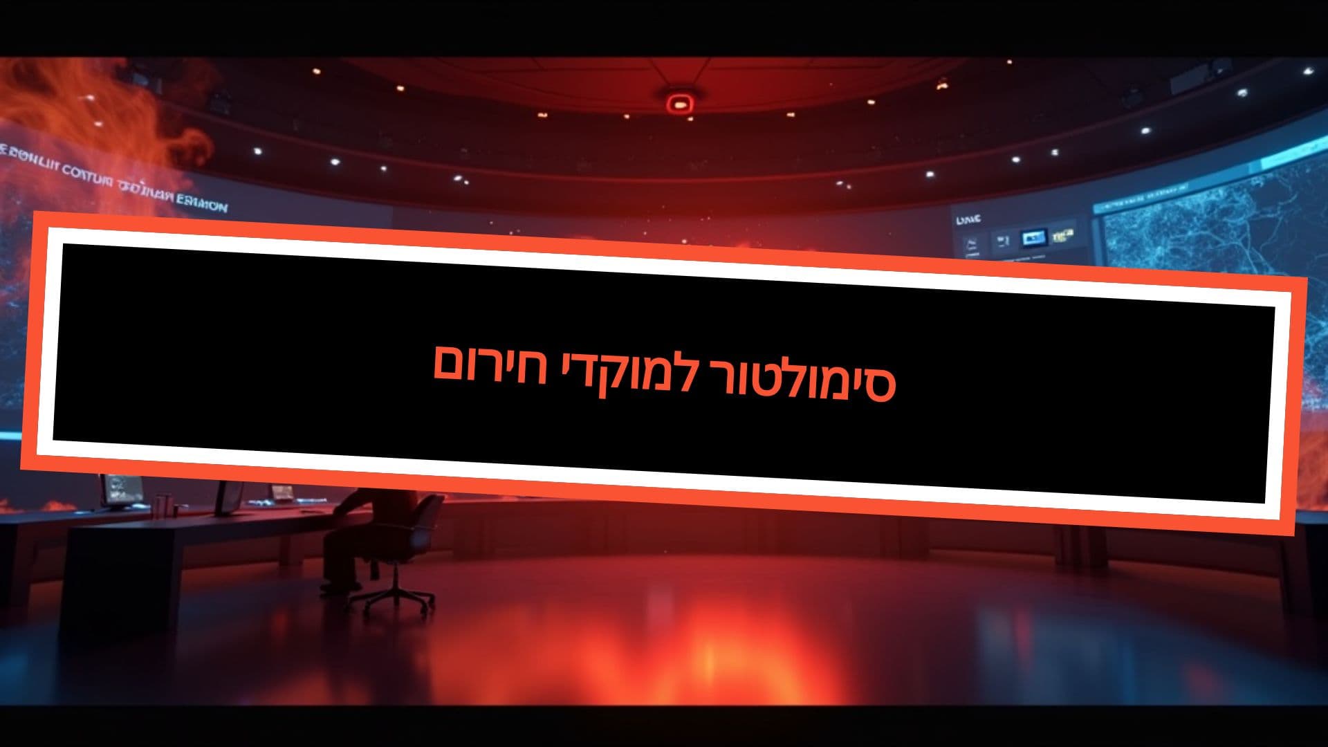 סימולטור מוקדן במוקד חירום - פרסומת קולנועית (duplicated)