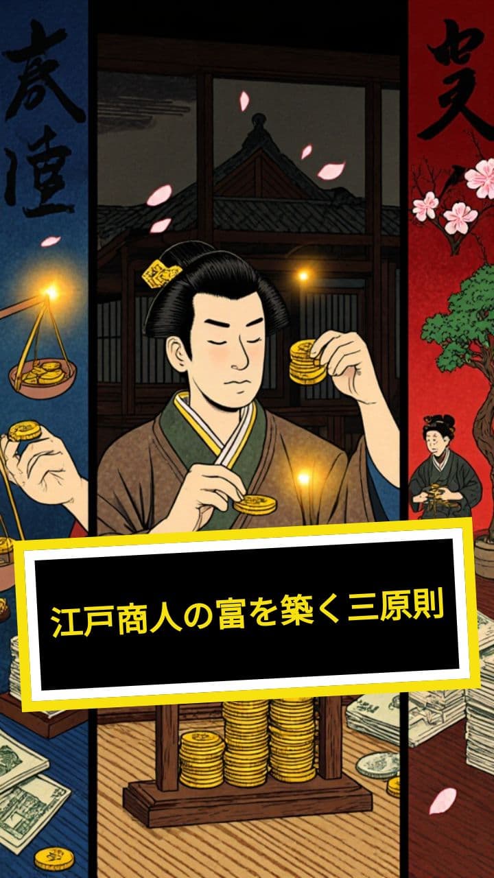 江戸商人の富を築く三原則