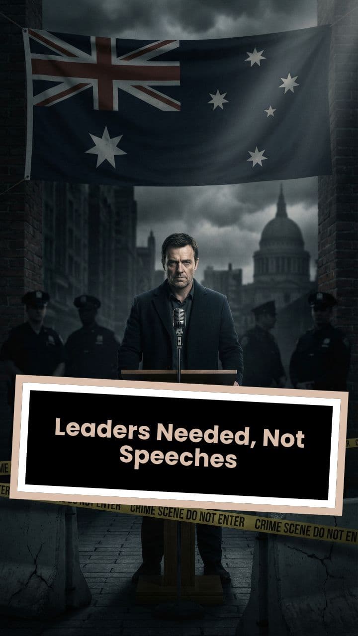 Leaders Needed, Not Speeches