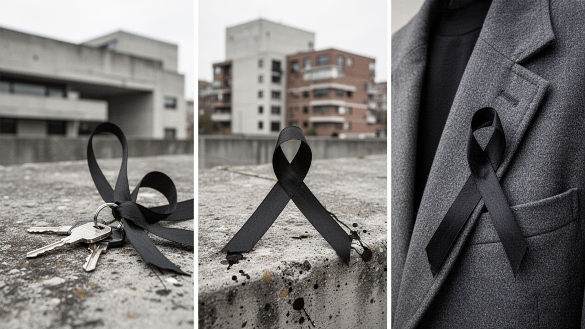 A Black Ribbon Speaks Silence